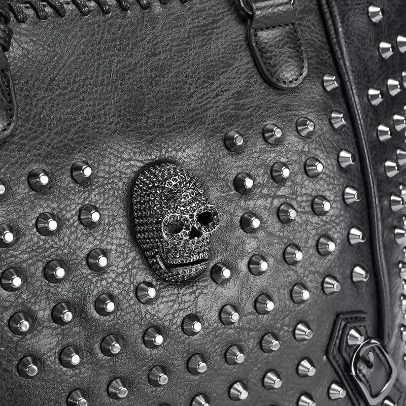Other Y2K Punk Skull Rivet Leather Crossbody Bag Size ONE SIZE - 8 Thumbnail