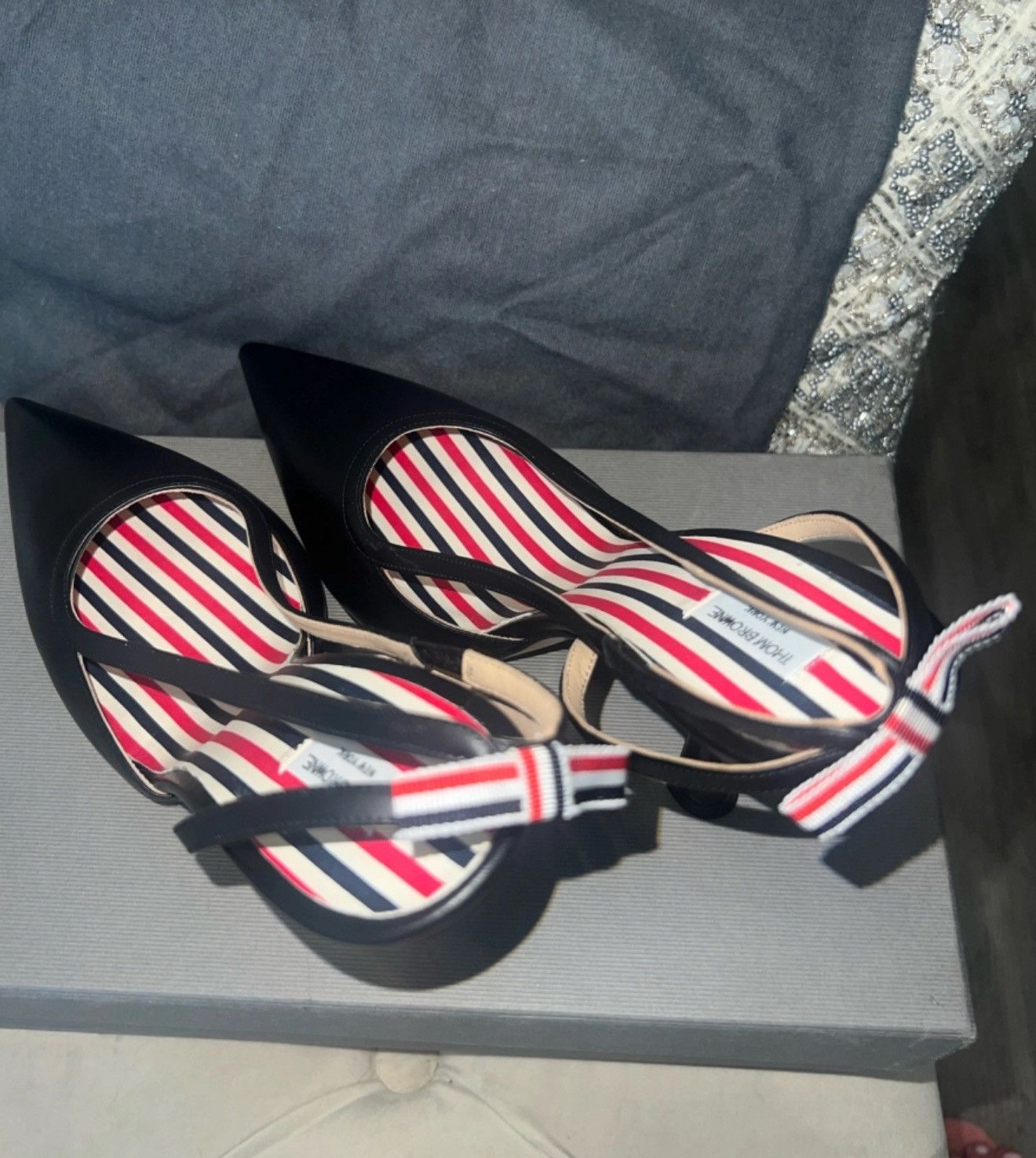Thom Browne THOME BROWNE Slingback Heel, 39 Size US 9 / IT 39 - 6 Thumbnail