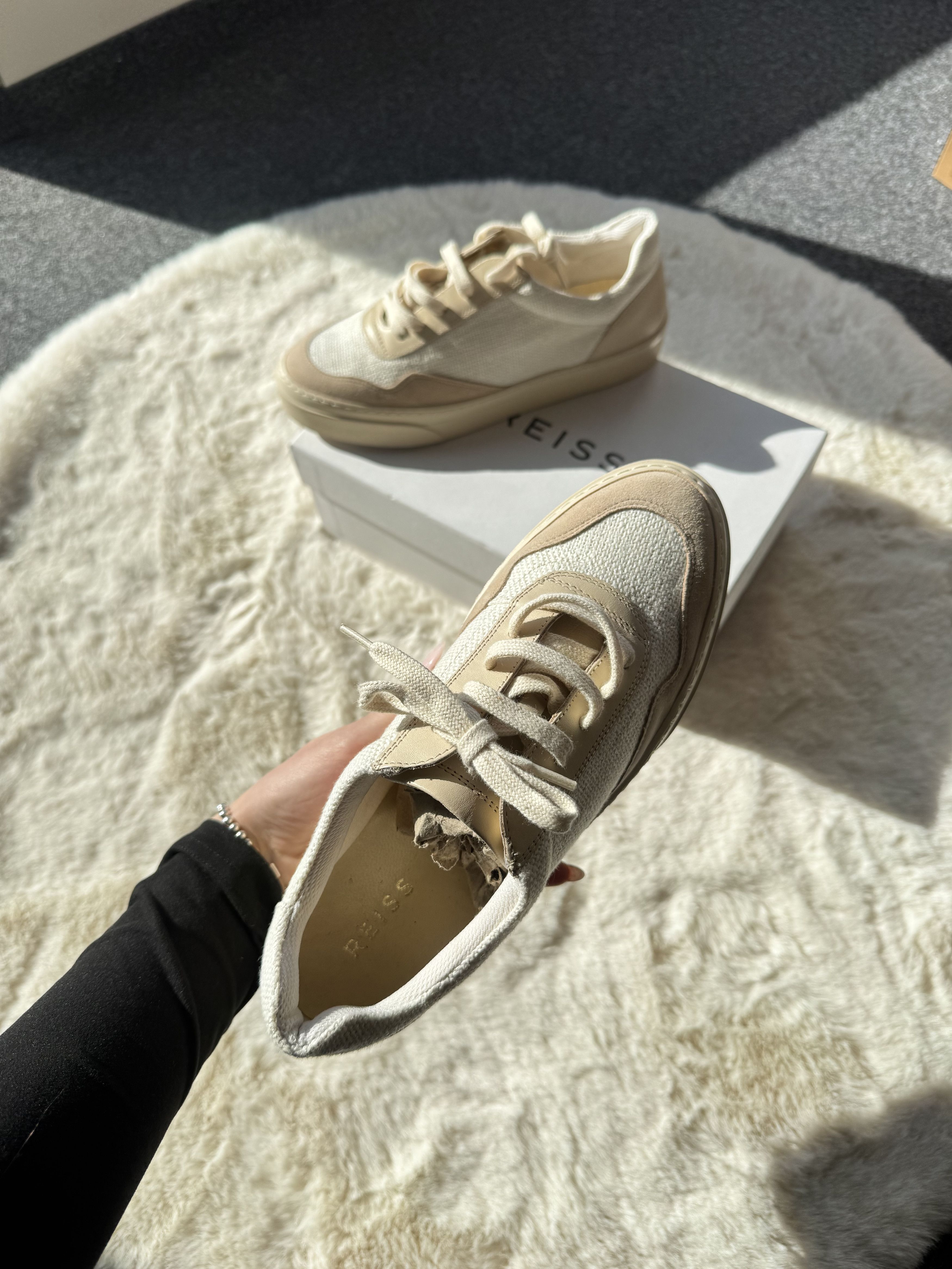 Reiss Reiss Women's Sneakers Leanne-Low Top Sneaker Size US 8.5 / IT 38.5 - 12 Thumbnail