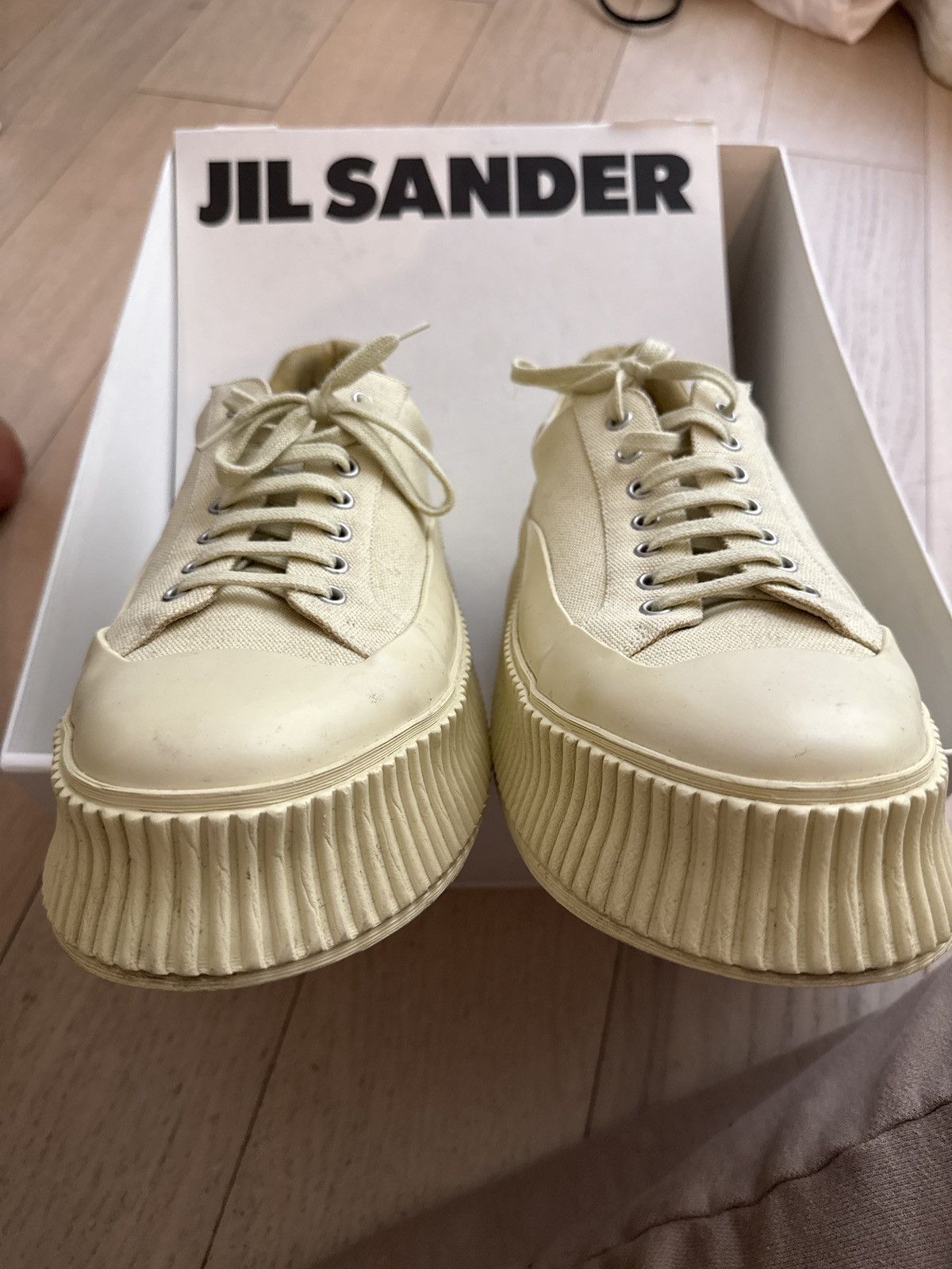 Jil Sander Jil Sander creeper sneaker large fitting 44 Size US 11.5 / EU 44-45 - 1 Thumbnail
