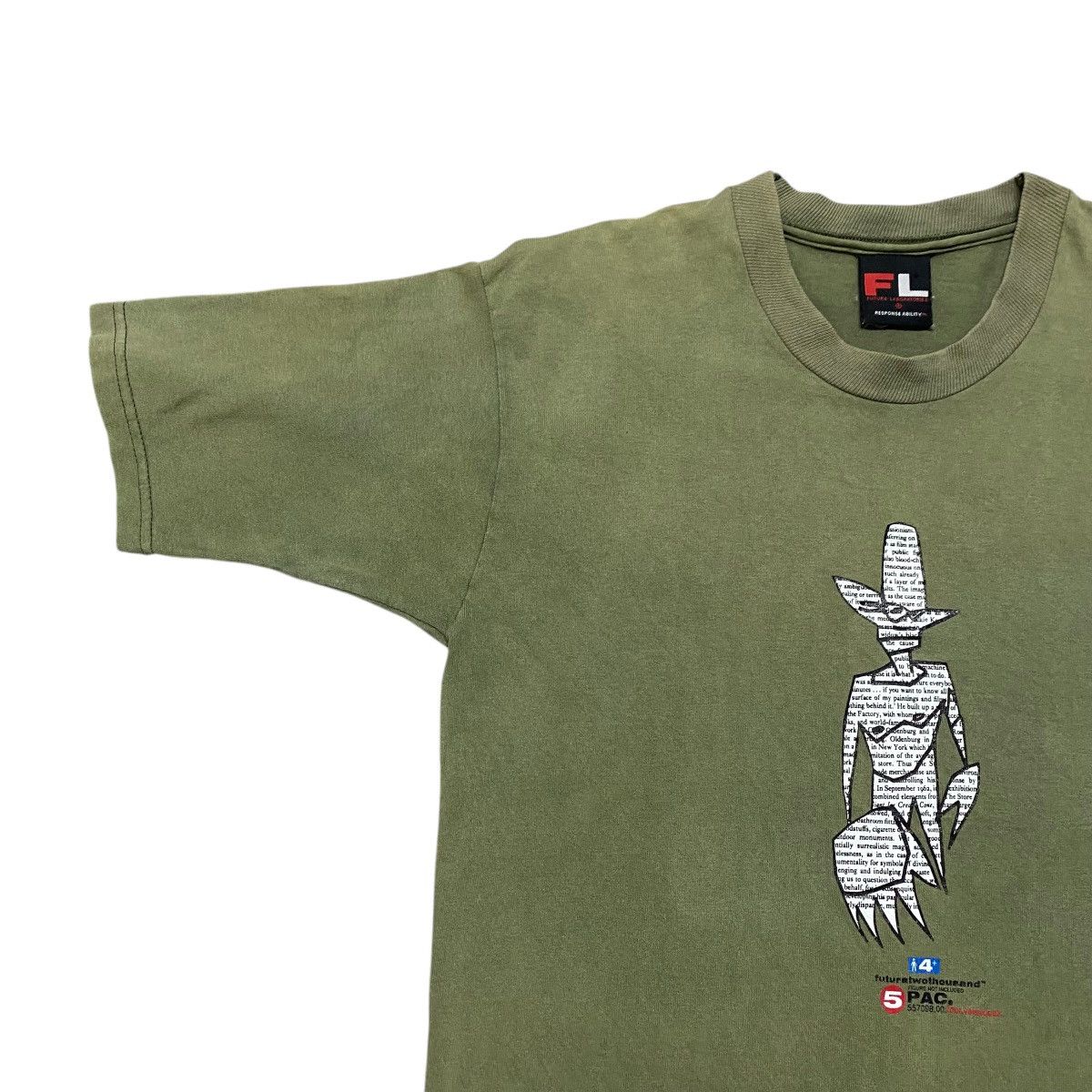 Futura Vintage Futura 2000 Alien Shirt Sunfaded Size US M / EU 48-50 / 2 - 3 Thumbnail