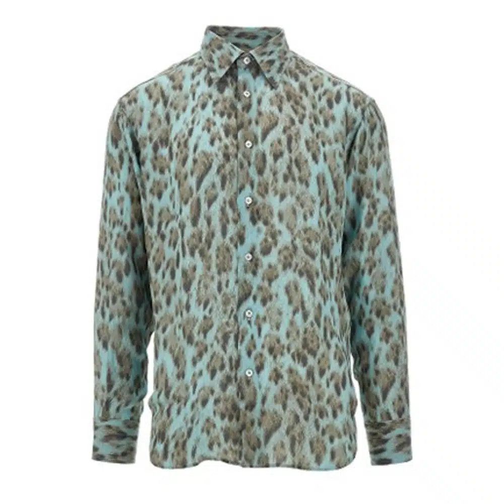 Tom Ford o1loc1c0325 HRT001 Cheetah-print Shirt in Multicolor Size US S / EU 44-46 / 1 - 1 Preview