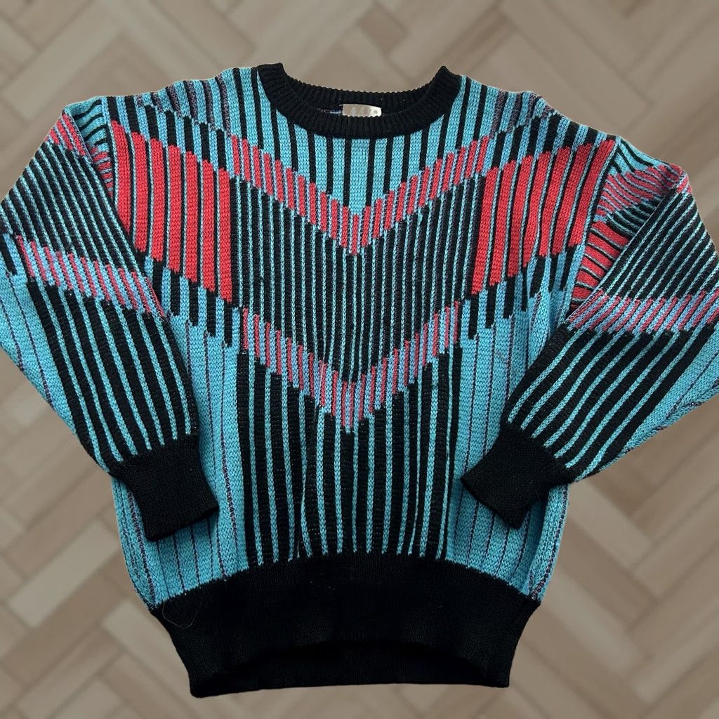 Vintage Vintage Nils Wool Pullover Sweater Mens Medium Blue Size US M / EU 48-50 / 2 - 1 Thumbnail
