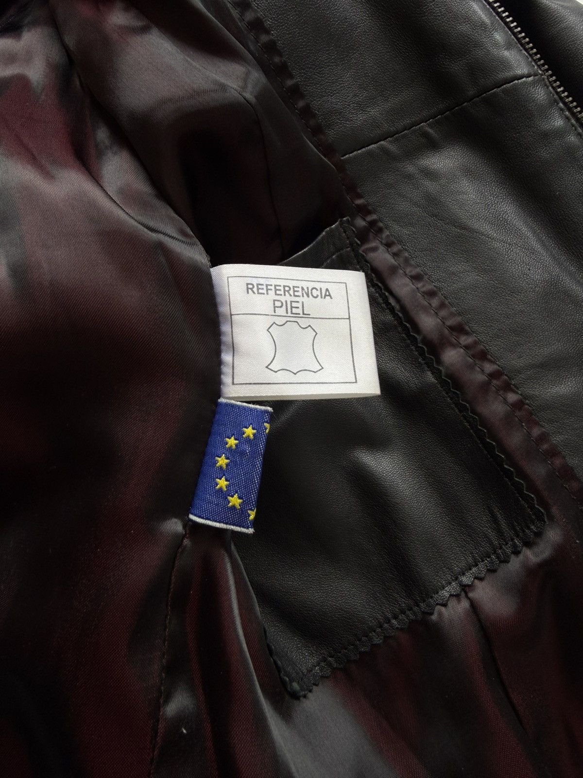 Vintage Archive y2k leather biker jacket Size M / US 6-8 / IT 42-44 - 16 Thumbnail