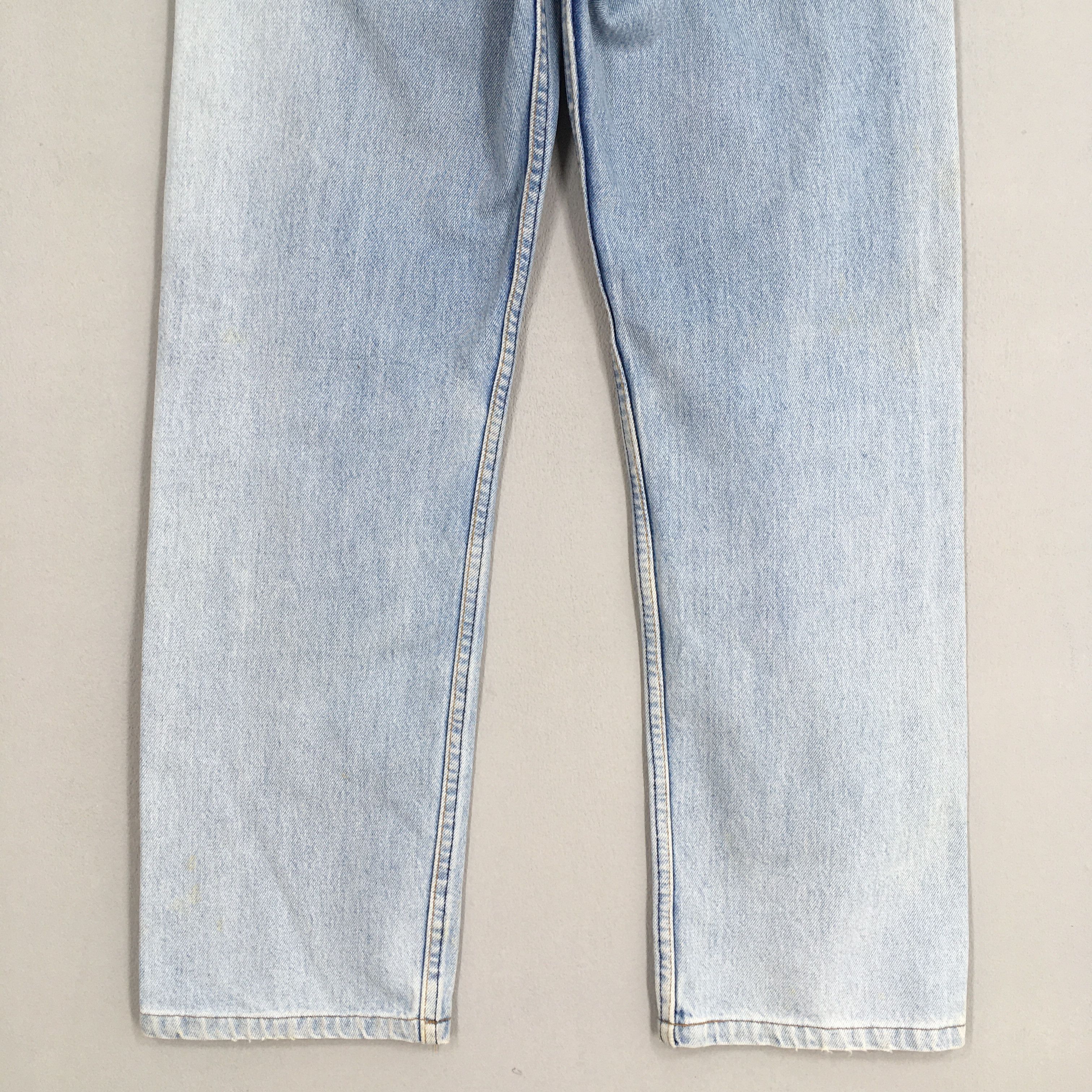 Levi's Size 28x28 Vintage 90s Levi's 501 Faded Blue Jeans S1813 Size US 28 / EU 44 - 11 Thumbnail