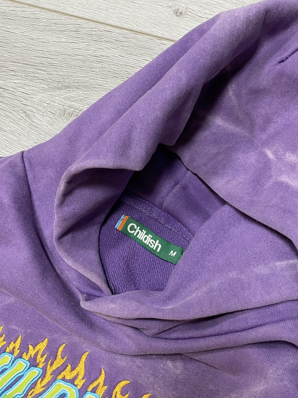 Designer Childish Robs Motors car 90s Purple Hoodie Big Logo Racing Size US M / EU 48-50 / 2 - 2 Thumbnail