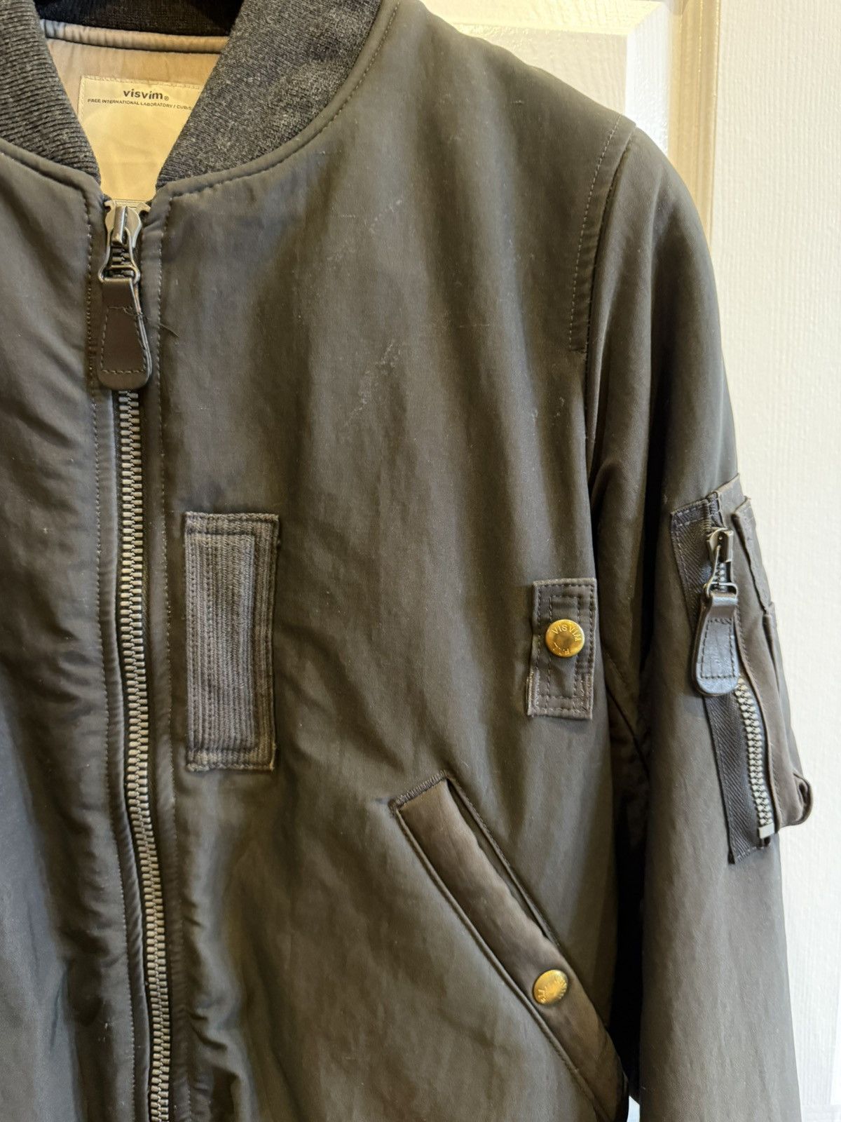 Visvim Visvim Thorson Jacket American Flag Bomber FW15 Size US M / EU 48-50 / 2 - 5 Thumbnail