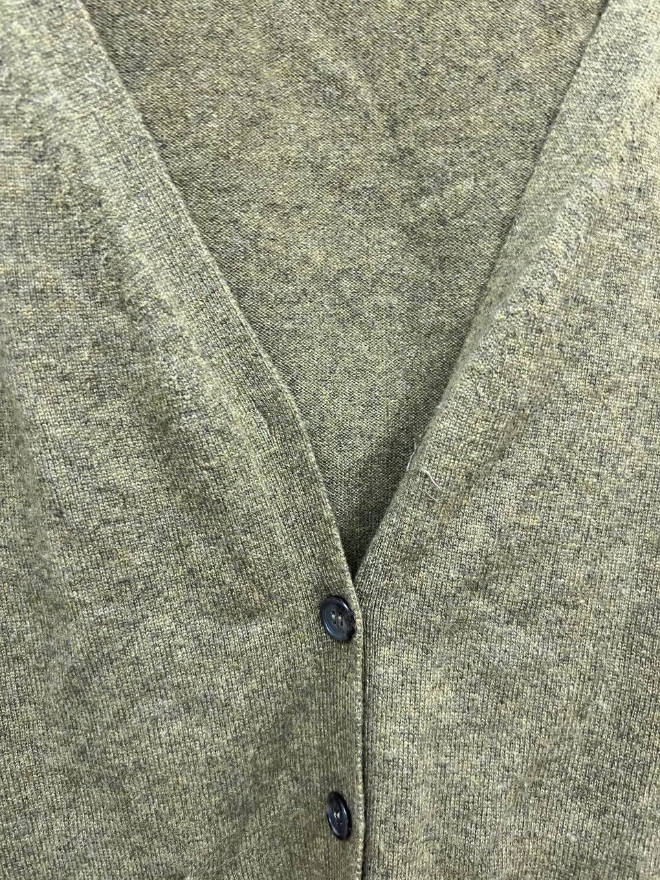 Margaret Howell knitted green Y2K Luxury cardigan