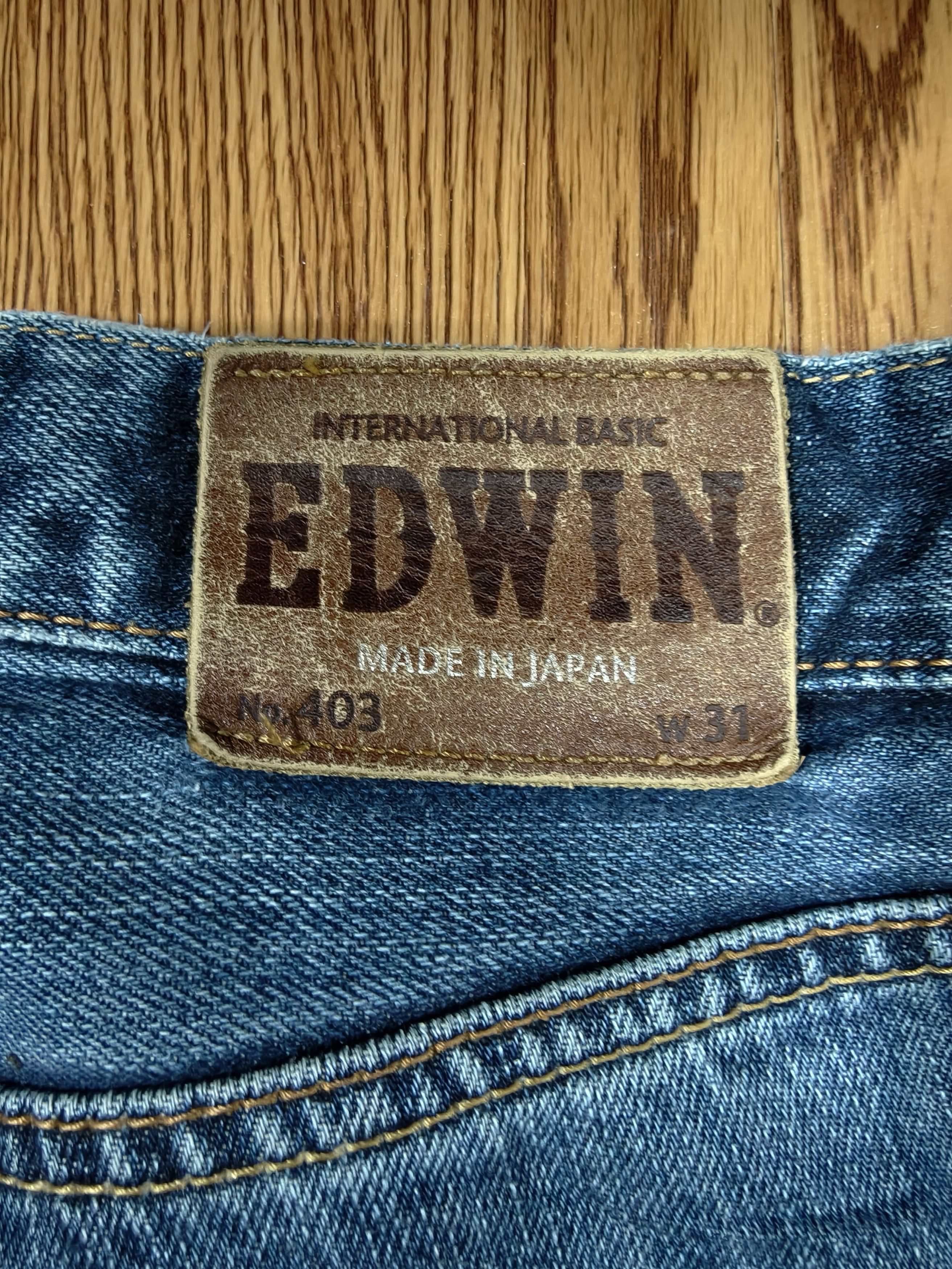 Edwin VINTAGE EDWIN 403 JEANS DENIM PANTS Size US 31 - 3 Thumbnail