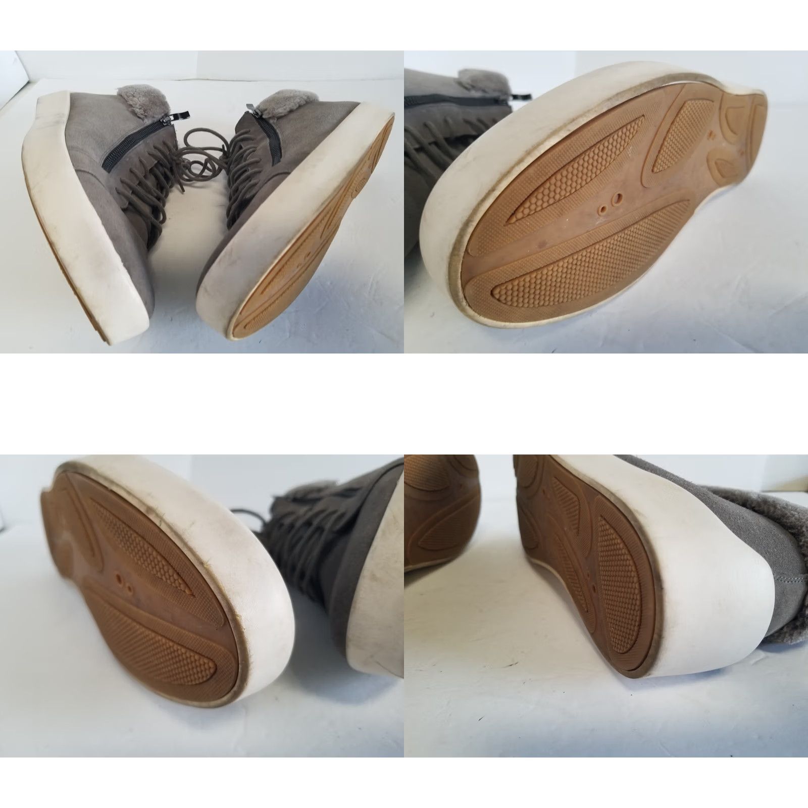 Vintage Russell Park Leather Suede Gray High Top Fashion Sneakers Men Size 10 Leather Outsole Leather Lining Casual Modern Hi-Top M-Width Size US M / EU 48-50 / 2 - 8 Thumbnail