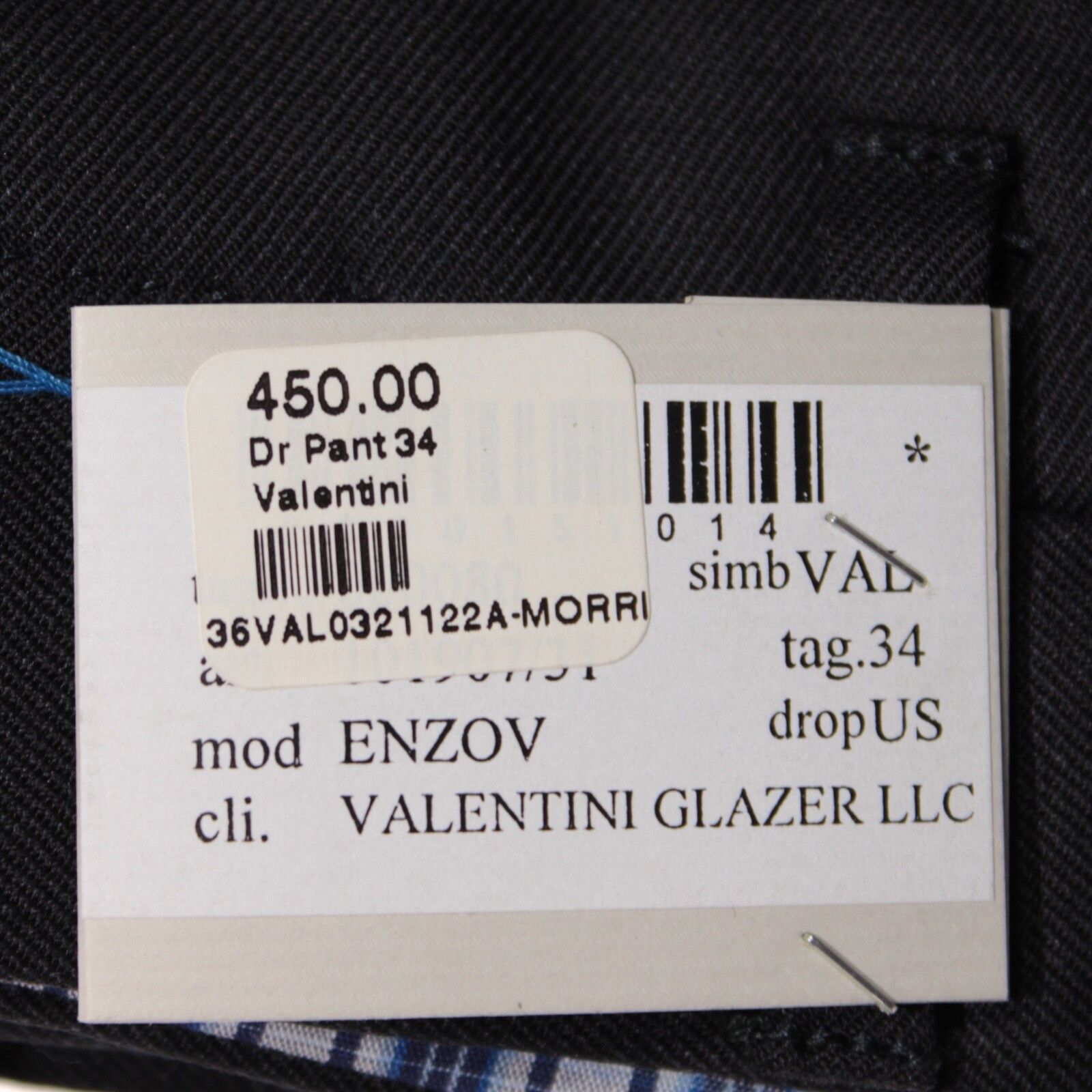 Other Valentini New with tags Dress Pants Size 34 US In Blue Size US 34 / EU 50 - 4 Thumbnail
