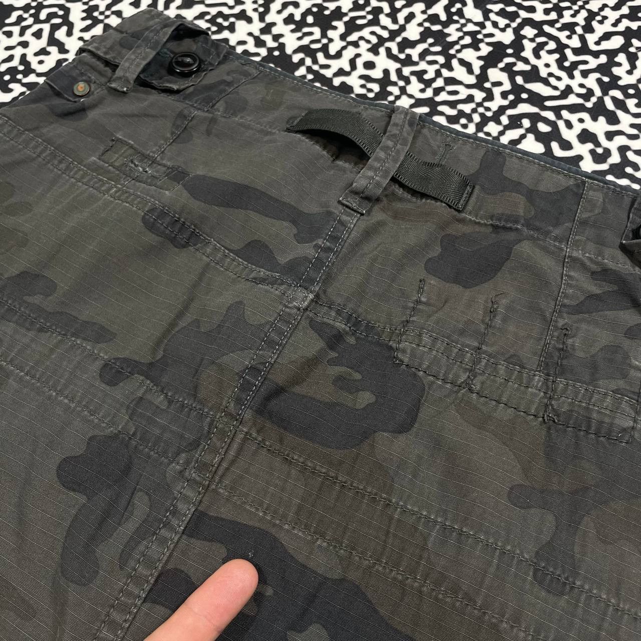 G-Star Vintage Y2K G STAR Camo Cargo Maxi Skirt Japanese Style Size 26" / US 2 / IT 38 - 13 Thumbnail