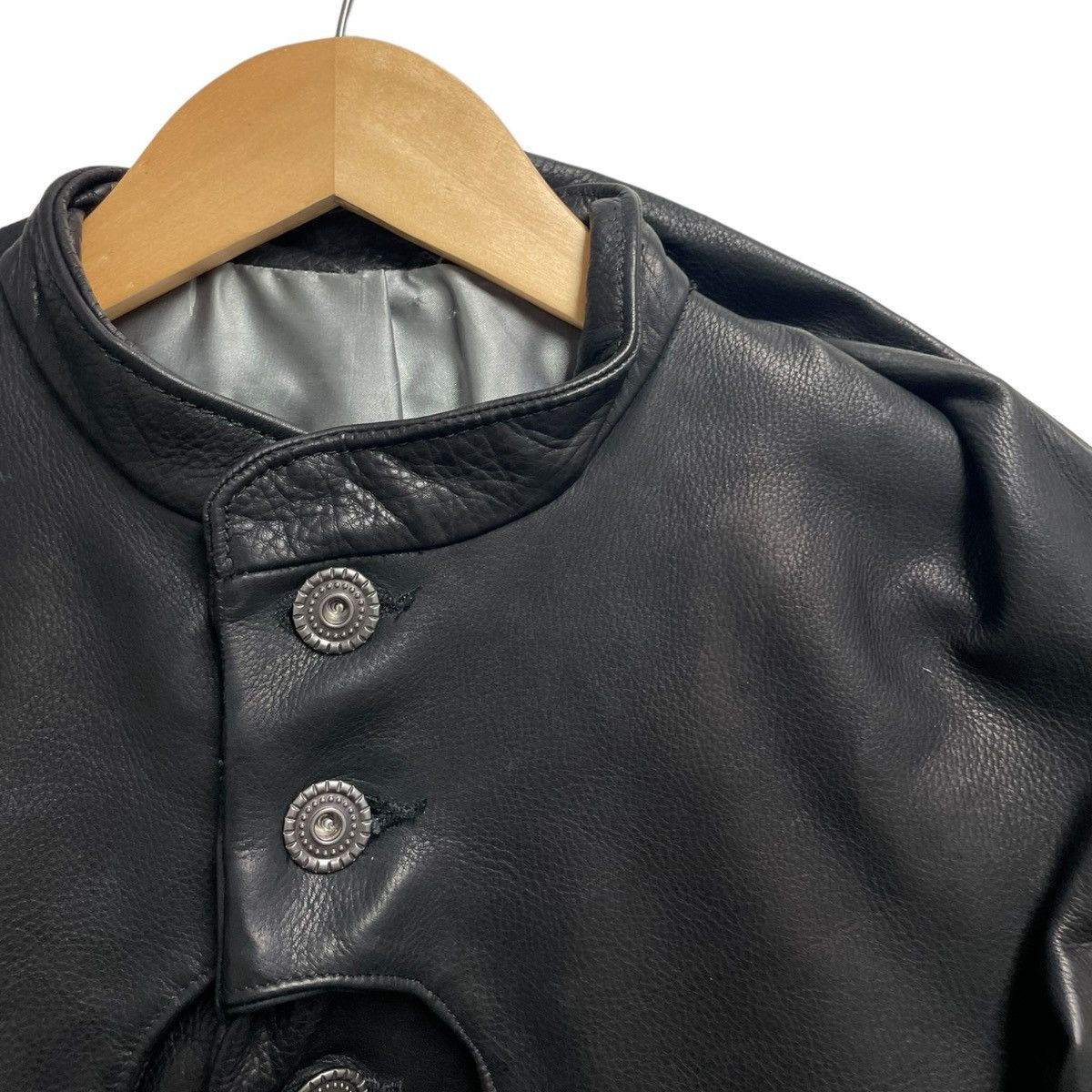 Designer Rexyeewang leather hunchback jacket Size US M / EU 48-50 / 2 - 2 Thumbnail
