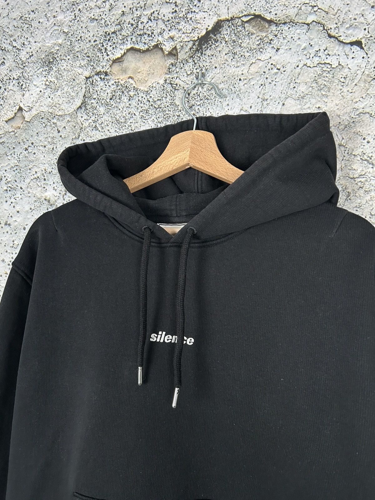 AMI AMI Alexandre Mattiussi Silence Black Hoodie Designer Rare Size US M / EU 48-50 / 2 - 3 Thumbnail