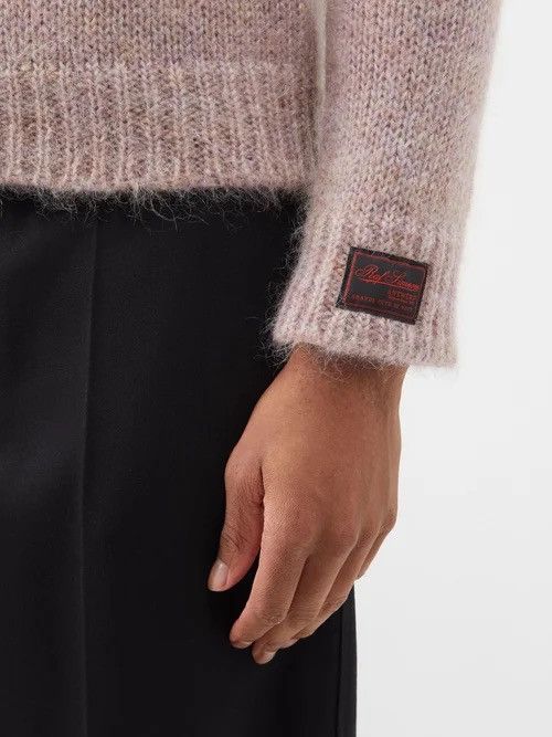 Raf Simons !DS! AW22/23 Raf Simons Roundneck Pink Mohair Sweater Size US S / EU 44-46 / 1 - 3 Thumbnail