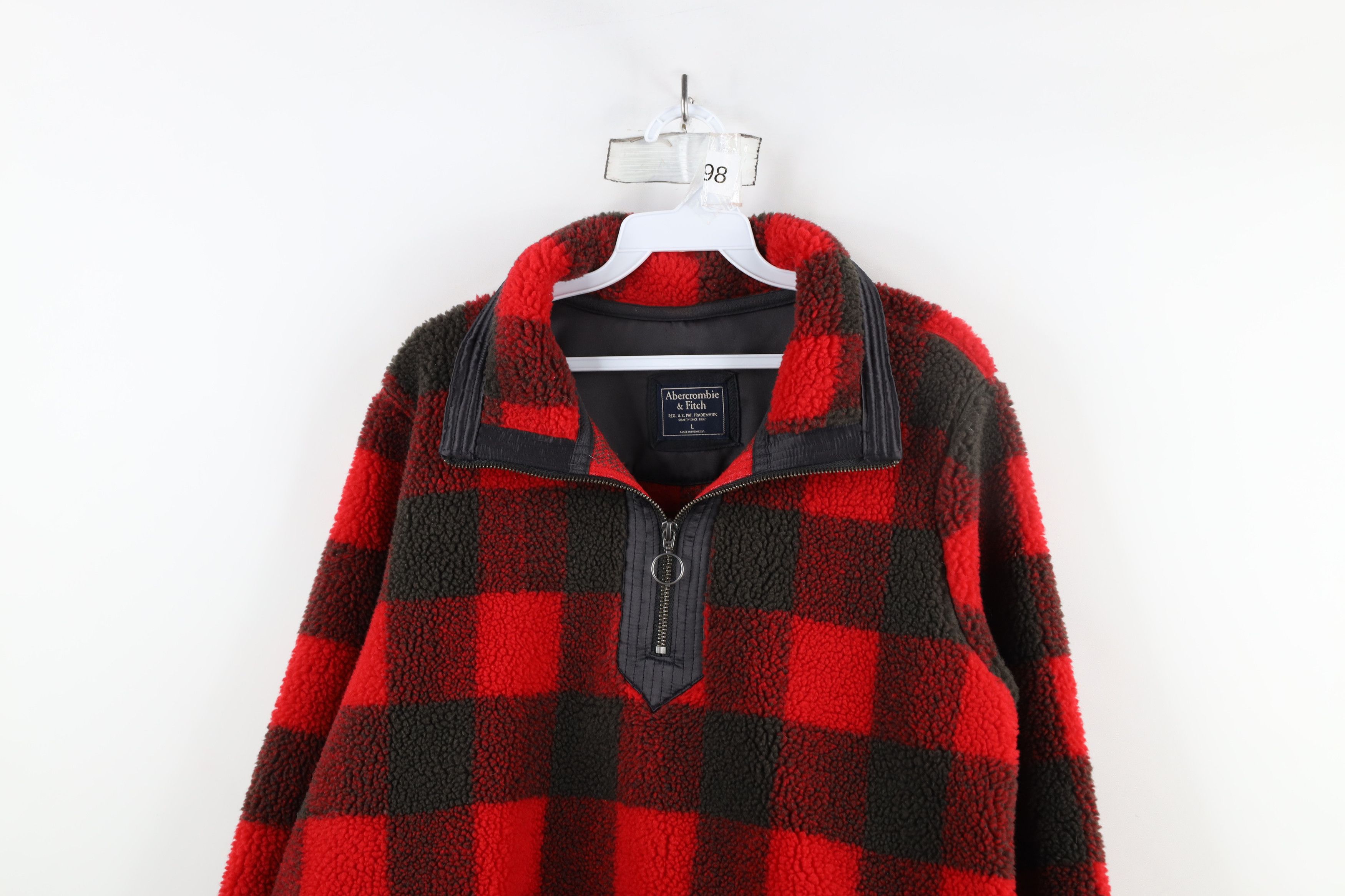 Abercrombie & Fitch × Vintage Vintage Y2K Abercrombie & Fitch Pile Fleece Pullover Sweater Size L / US 10 / IT 46 - 2 Thumbnail