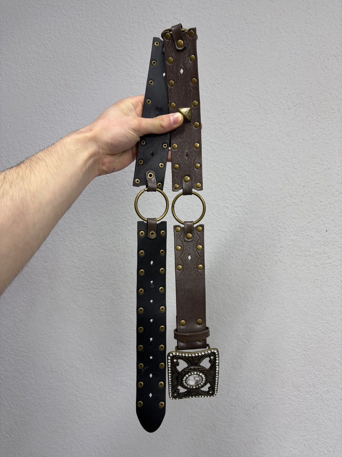 Hysteric Glamour × Leather × Vintage Vintage Leather Belt Y2K
