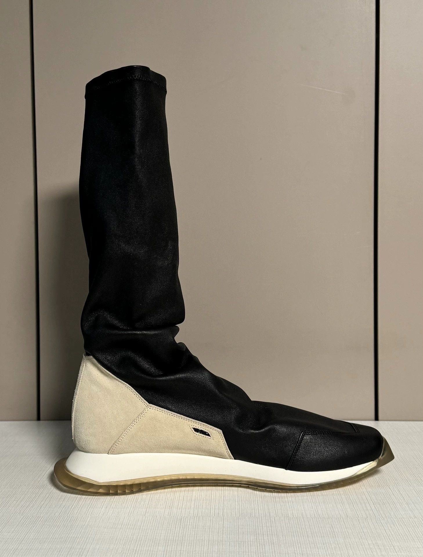Rick Owens Rick Owens Oblique Runner Stretch Sock ClearTank 43 Size US 10 / EU 43 - 4 Thumbnail
