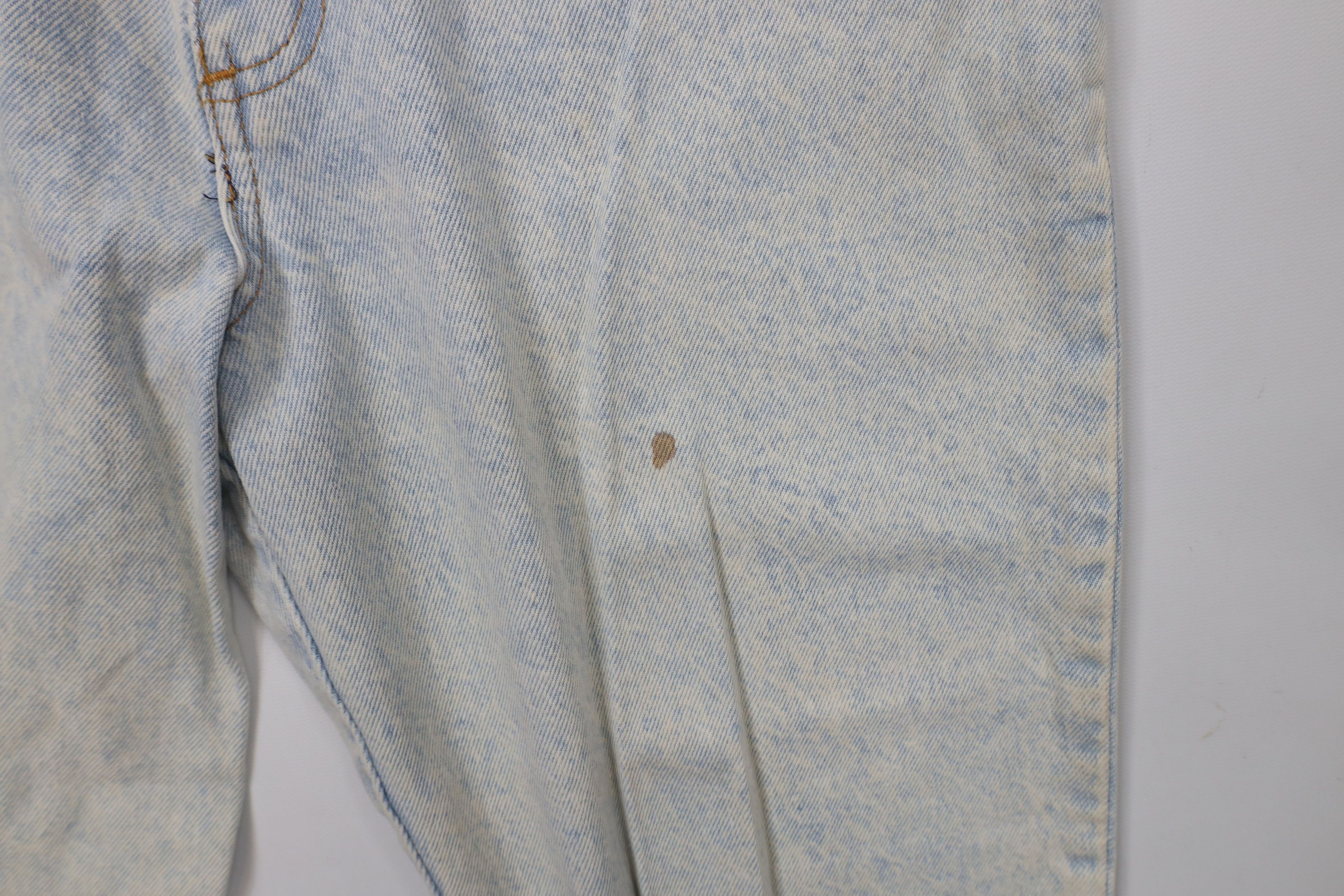 Vintage Vintage 90s Streetwear Acid Wash Tapered Leg Jeans Blue Size 32" / US 10 / IT 46 - 6 Thumbnail