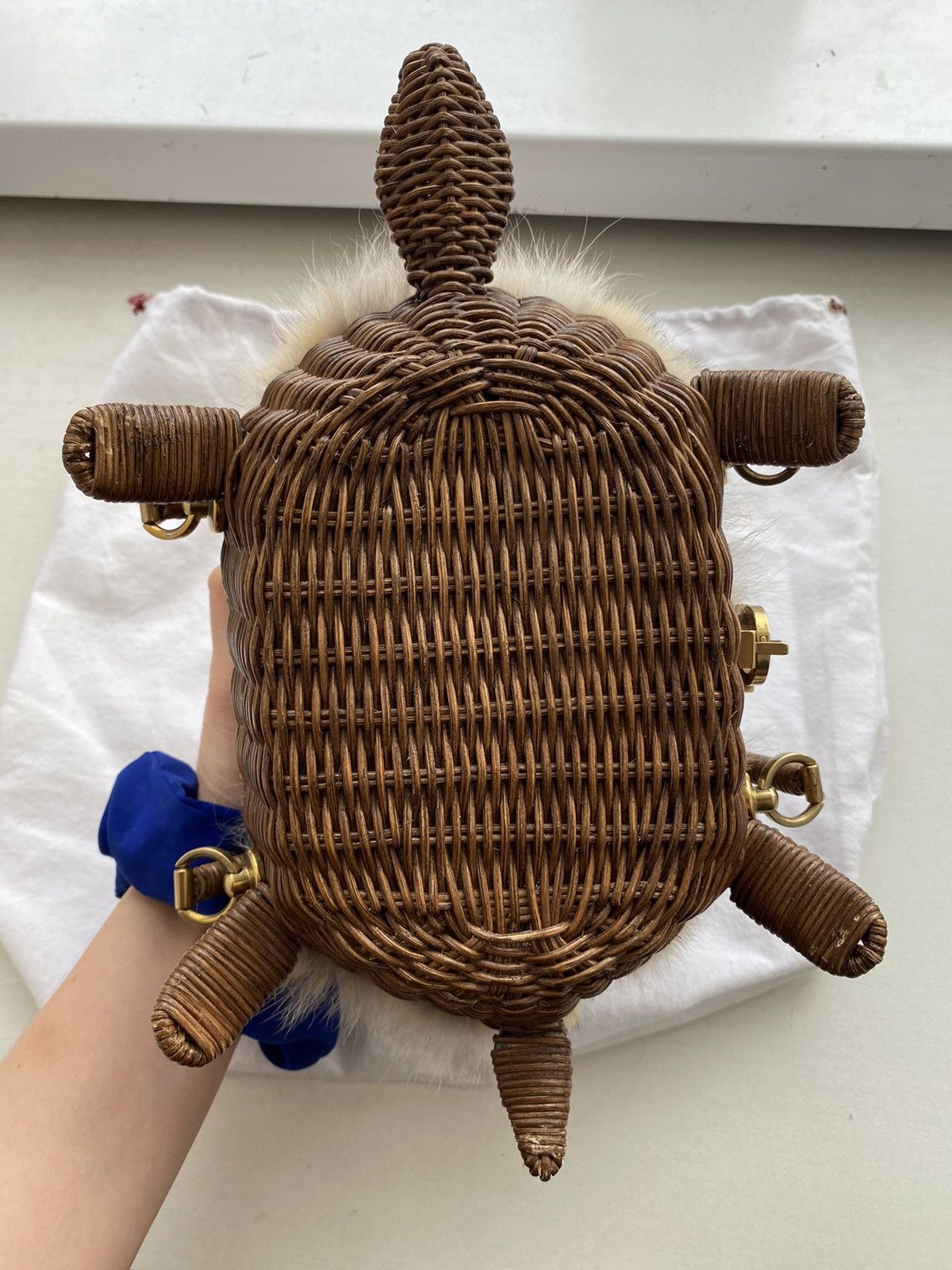 Salvatore Ferragamo × Vintage Ferragamo Limited Designer Turtle Bag Size ONE SIZE - 11 Thumbnail