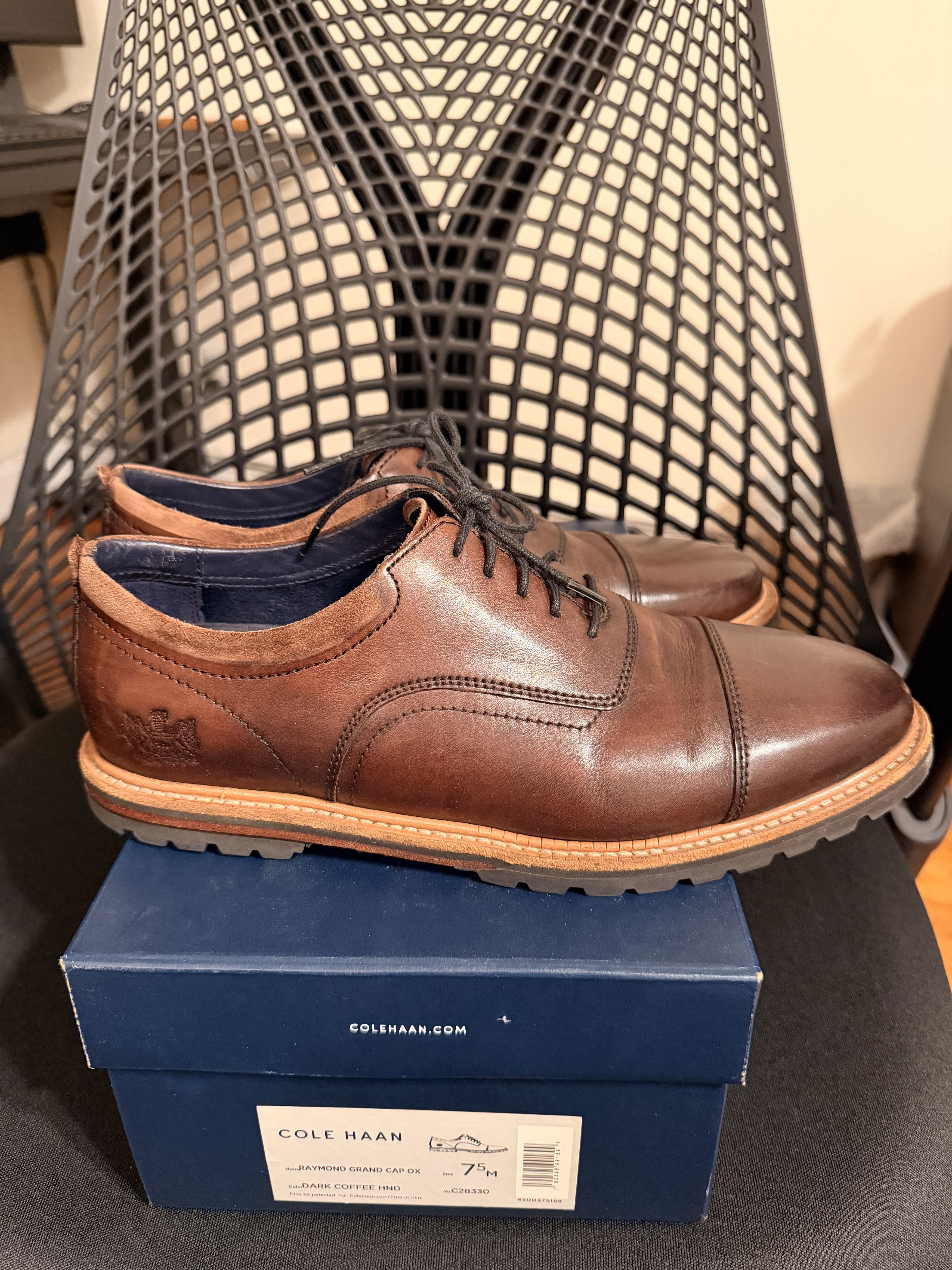 Cole Haan Cole Haan Raymond Grand Cap Toe Oxford Brown Size 7.5 Men Size US 7.5 / EU 40-41 - 2 Thumbnail