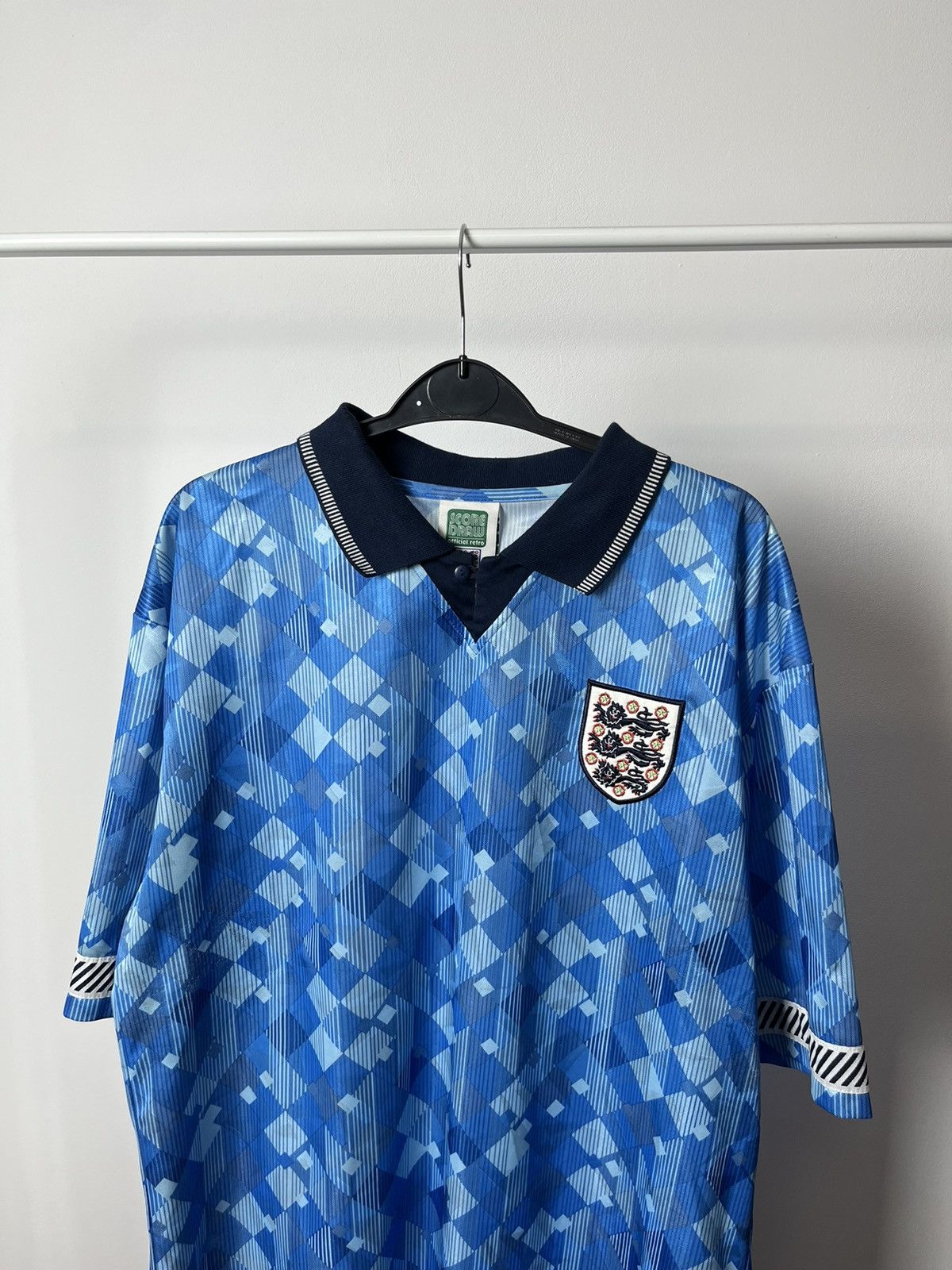 Vintage Vintage Score Draw England 1990-1992 jersey Size US L / EU 52-54 / 3 - 2 Thumbnail