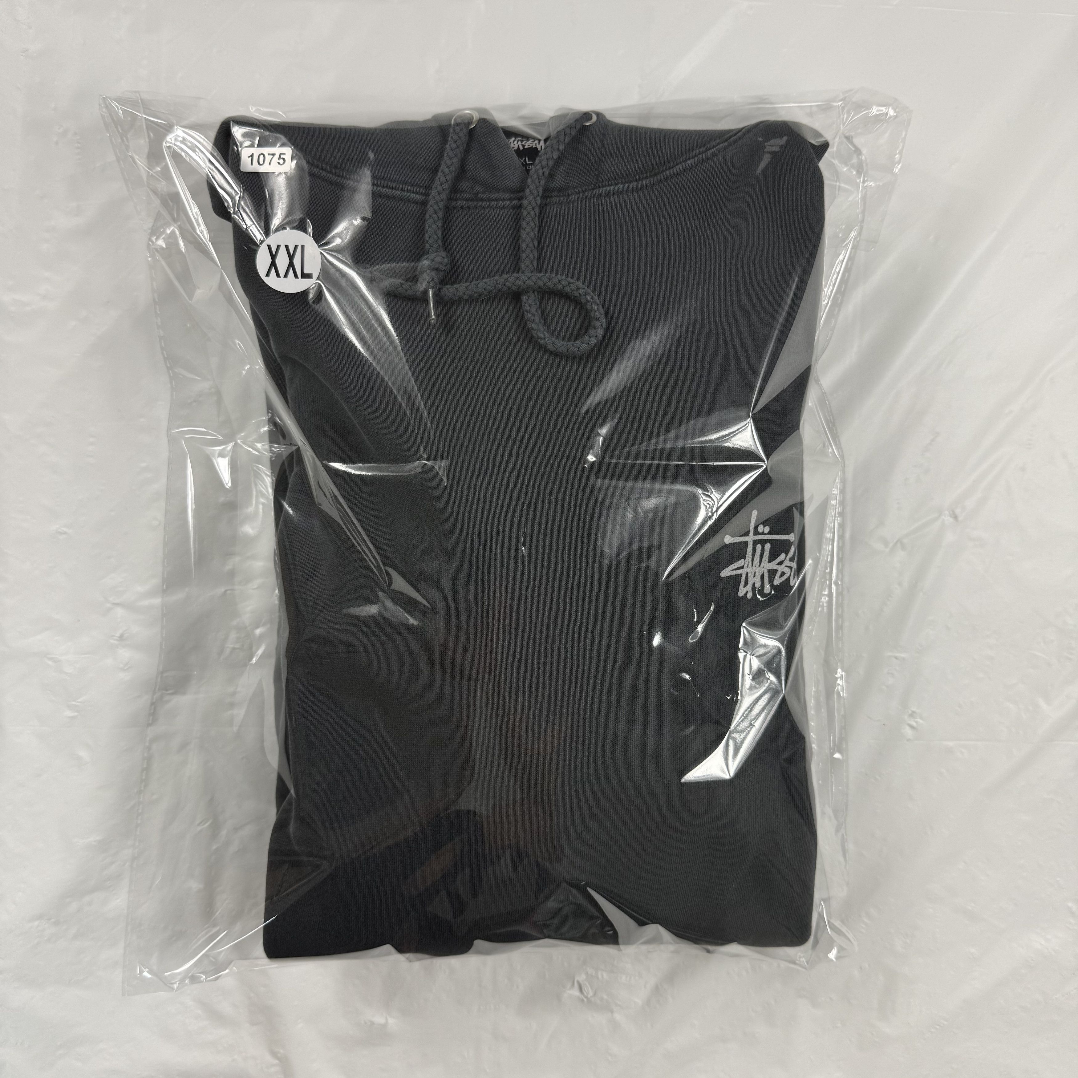 Stussy Stussy Basic Logo Hoodie Faded Black XXL Pullover Sweatshirt Size US XXL / EU 58 / 5 - 10 Thumbnail