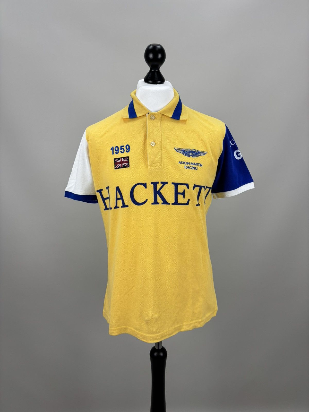 Hackett Mens t shirt Hackett Aston Martin Size M Color Yellow Size US M / EU 48-50 / 2 - 1 Thumbnail