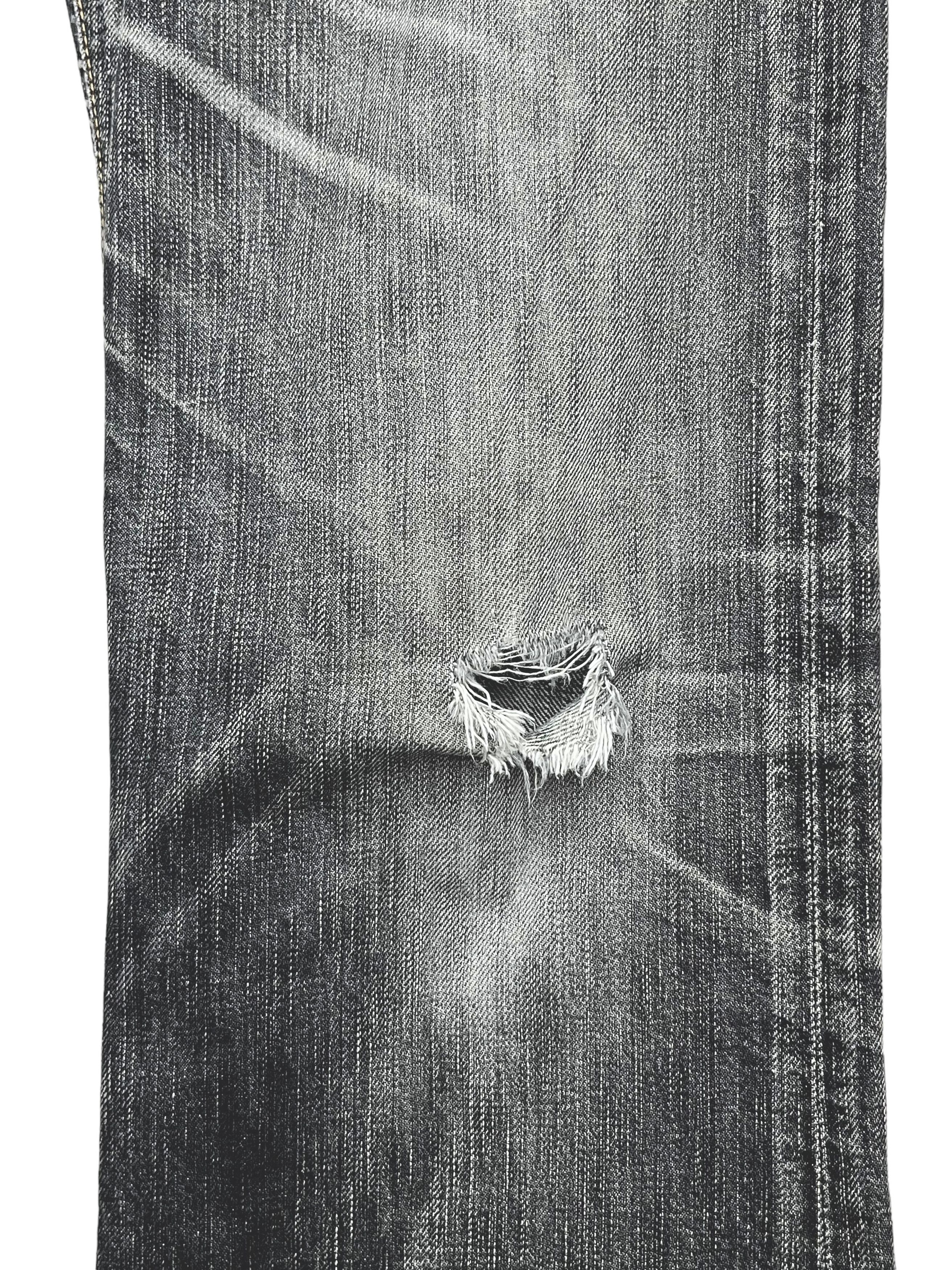 Edwin 🔥GRUNGE EDWIN FLARE Natural Ripped Faded Distressed Denim Size US 30 / EU 46 - 4 Thumbnail
