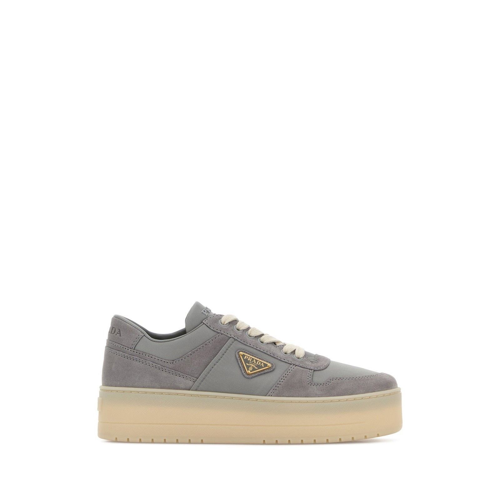 Prada PRADA Downtown Bold $1150 Gray Sneakers New & Authentic (Wom Size US 10 / IT 40 - 5 Thumbnail