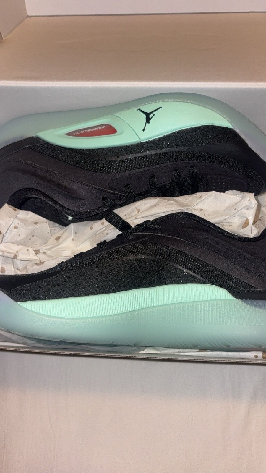 Jordan Brand Jordan Zion 4 basketball shoes in the Black/ Mint Foam Size US 8.5 / EU 41-42 - 5 Thumbnail