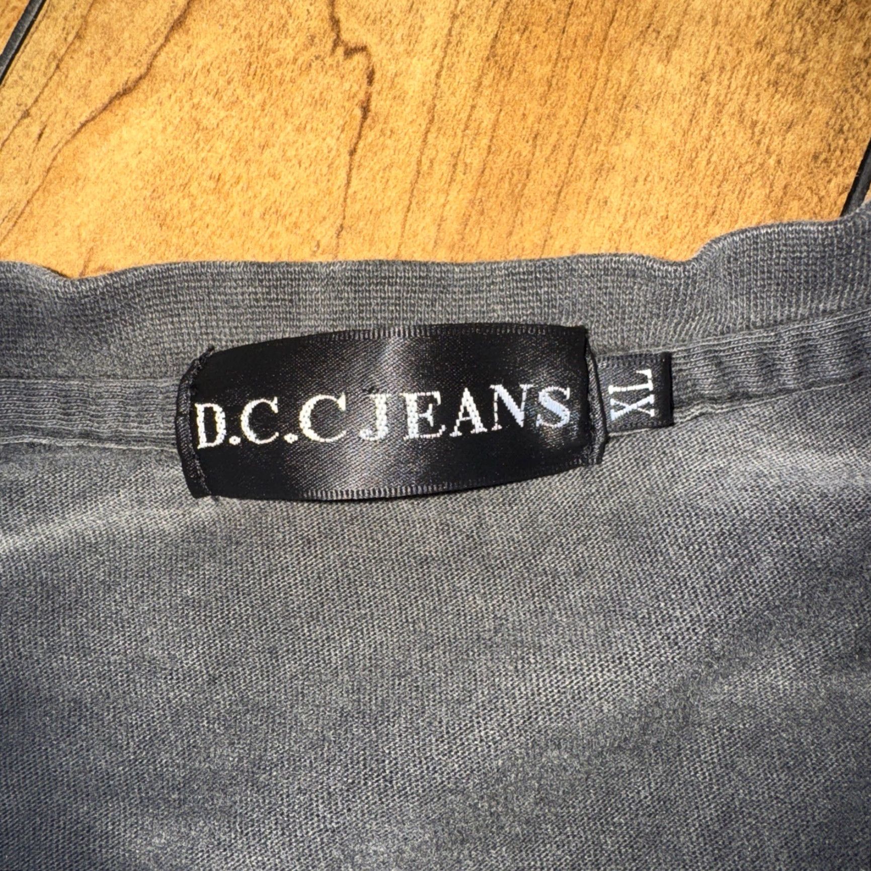 Vintage D.C.C. Jeans V-Neck T-Shirt Men’s XL Black Gothic Tribal Y2K Distressed 21x26 Shirt Mens Size US XL / EU 56 / 4 - 4 Thumbnail