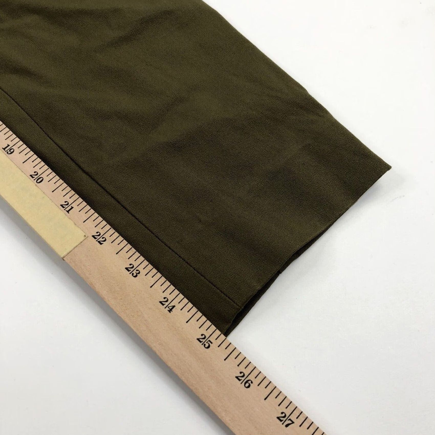 Everlane Everlane Women's 8 Pull On Business Casual Tapered Pant Green EUC Size 30" / US 8 / IT 44 - 3 Thumbnail