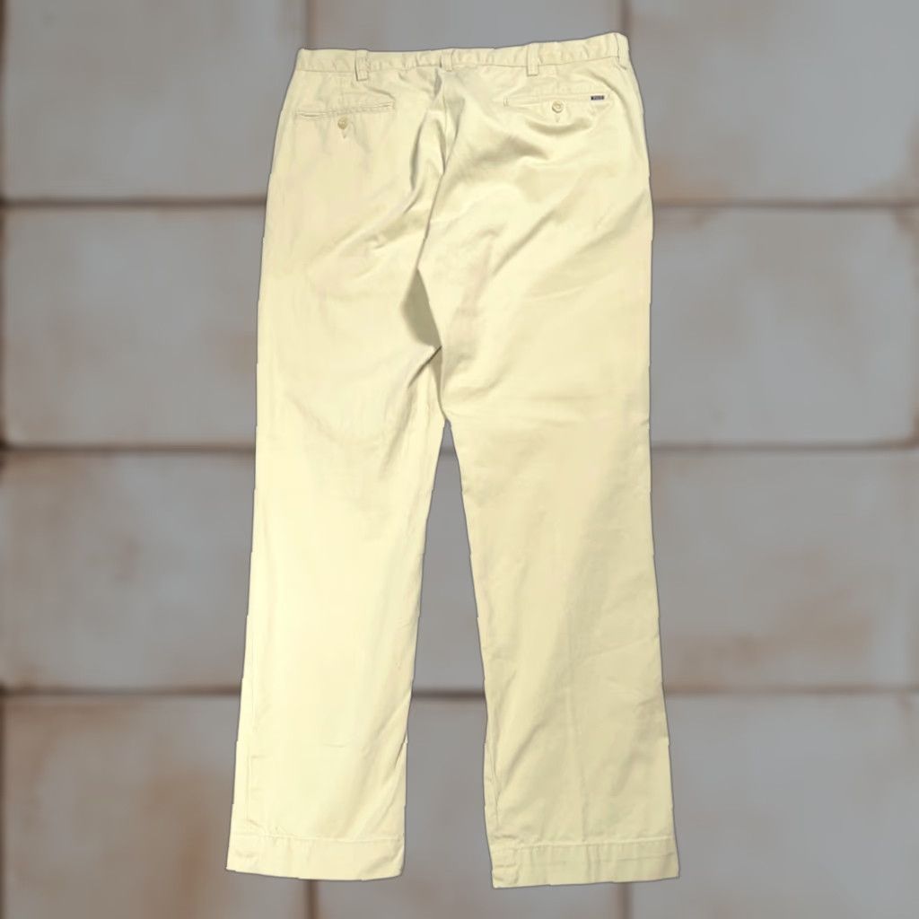 Polo Ralph Lauren Polo Ralph Lauren Pants Mens 35x31 Brown Classic Fit Flat Front Chino Size US S / EU 44-46 / 1 - 1 Thumbnail