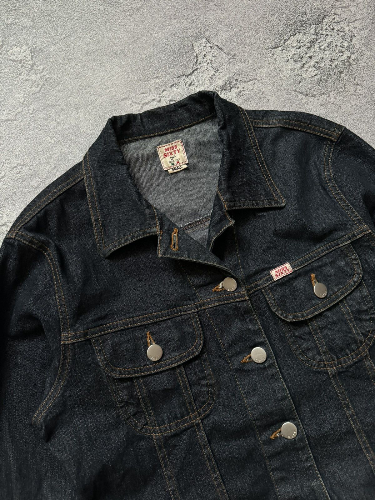Miss Sixty × Vintage Miss sixty S denim button up jacket bomber y2k Size S / US 4 / IT 40 - 2 Thumbnail