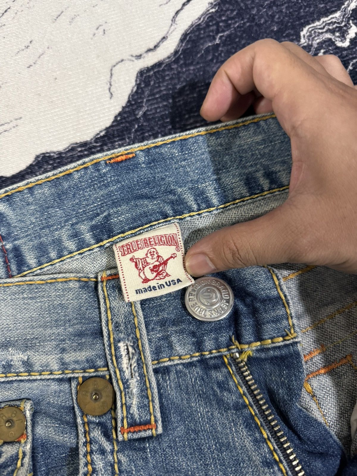 True Religion True religion world tour section rainbow joey jeans Size US 30 / EU 46 - 6 Thumbnail