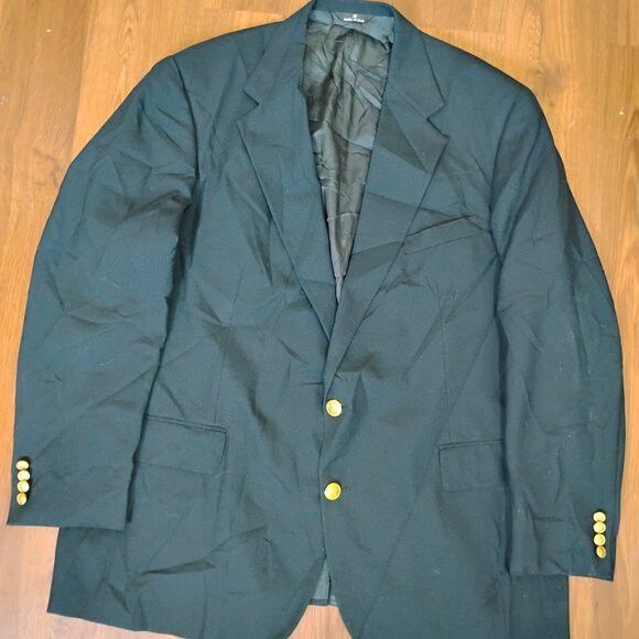 Polo Ralph Lauren Vintage Polo Ralph Lauren Gold Button Blazer Jacket Size 44R - 1 Thumbnail