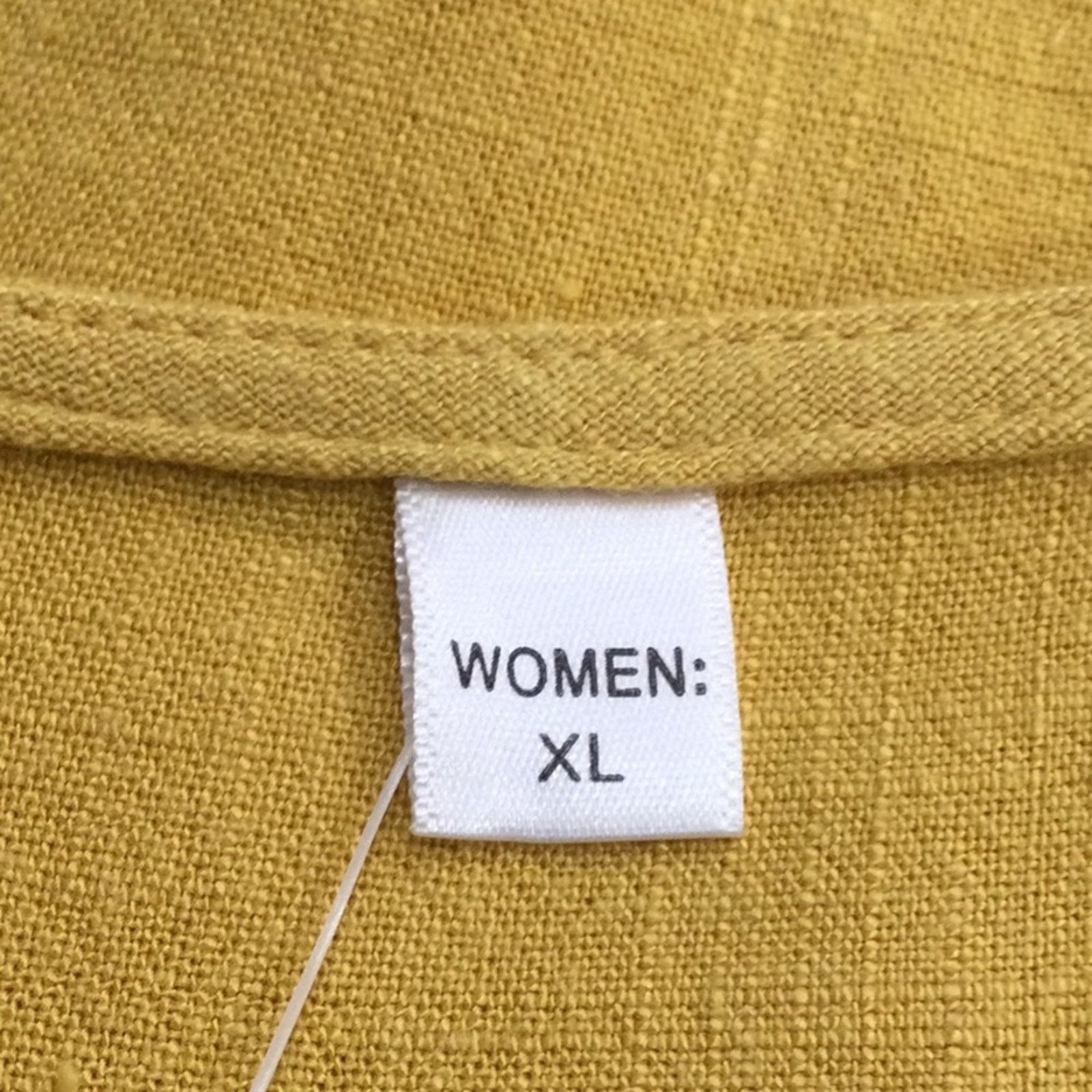 Other IFFEI Mustard Yellow Full Button Sleeve A-Line Dress XL NWT Size XL / US 12-14 / IT 48-50 - 13 Thumbnail