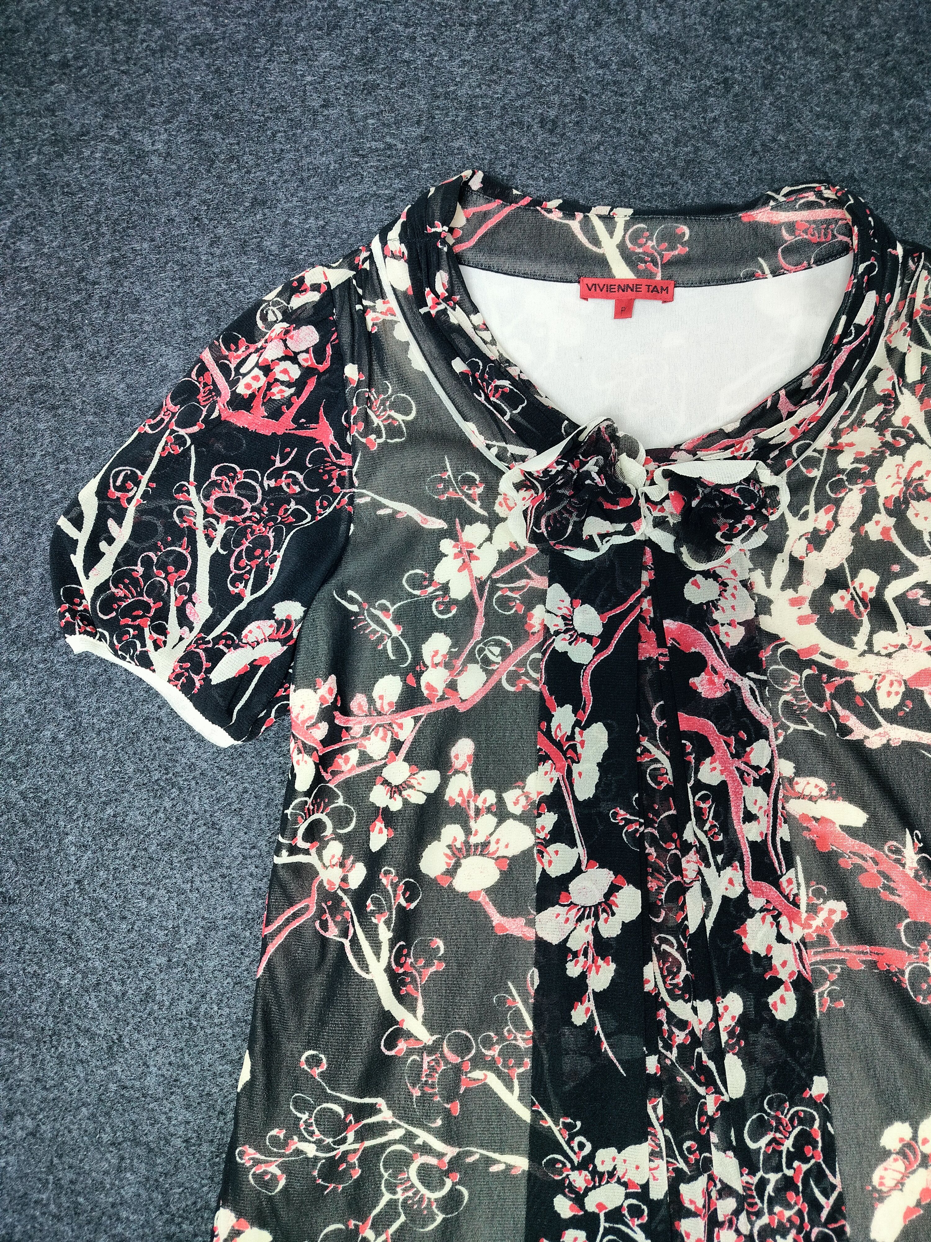 Vivienne Tam Vivienne Tam Floral Print Dress Size S / US 4 / IT 40 - 3 Thumbnail