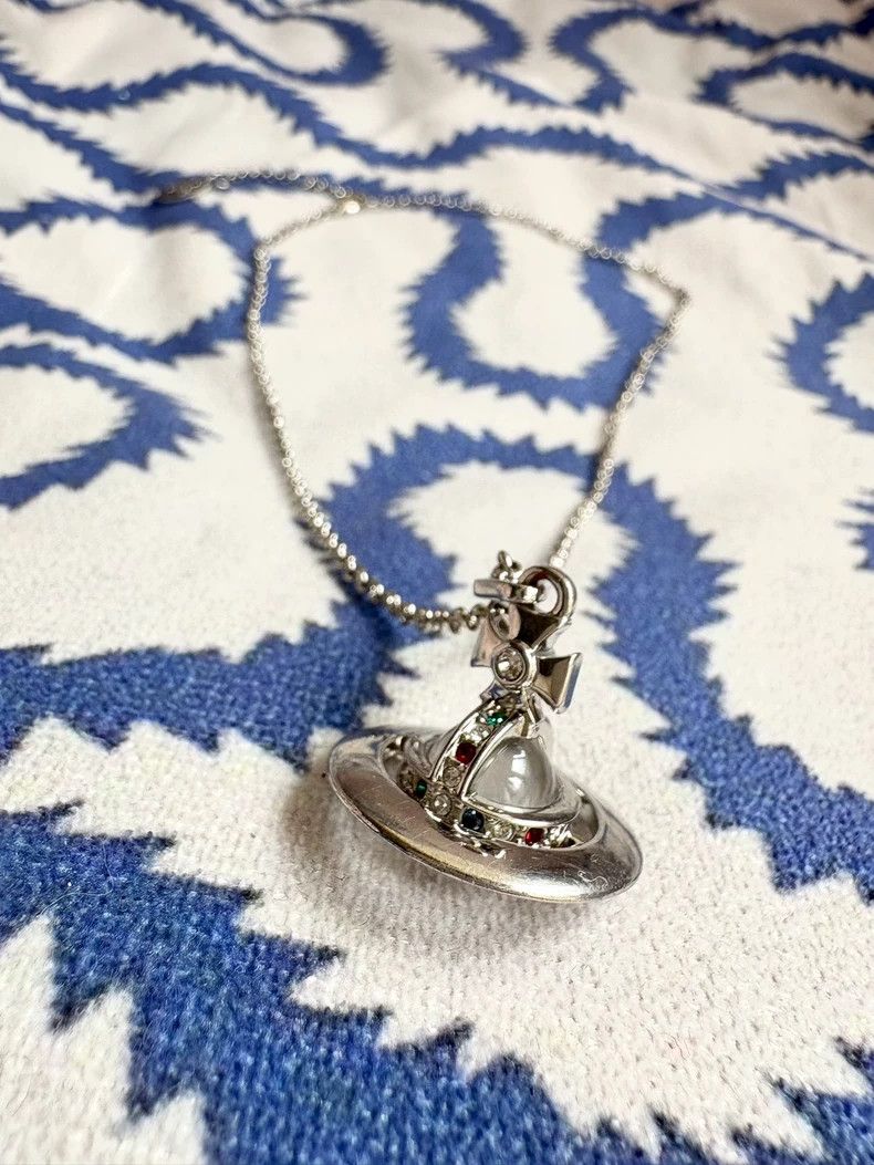 Vivienne Westwood Vivienne Westwood Medium-Sized Silver Orb Size ONE SIZE - 9 Thumbnail
