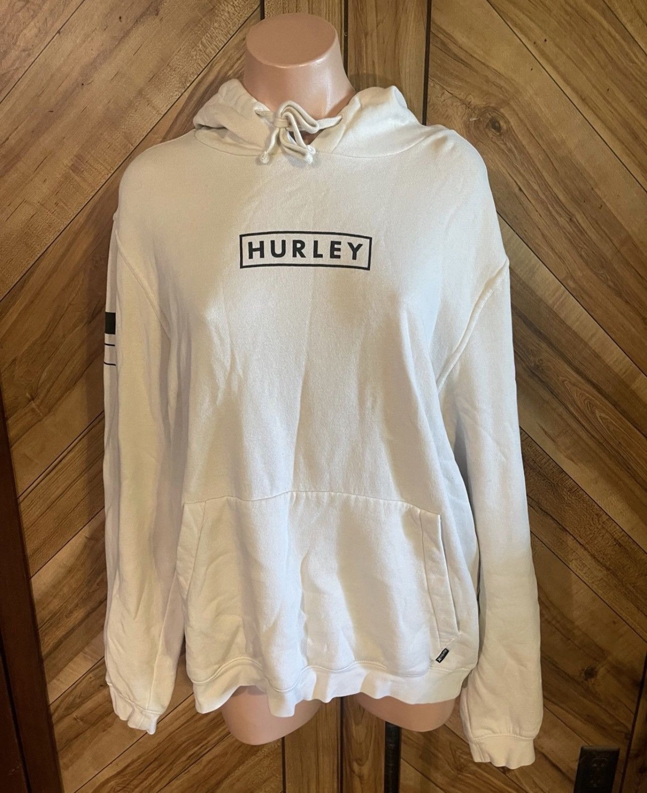 Hurley Hurley Men’s Large Tan Icon Box Pullover Hoodie Small Flaws Size US L / EU 52-54 / 3 - 2 Thumbnail