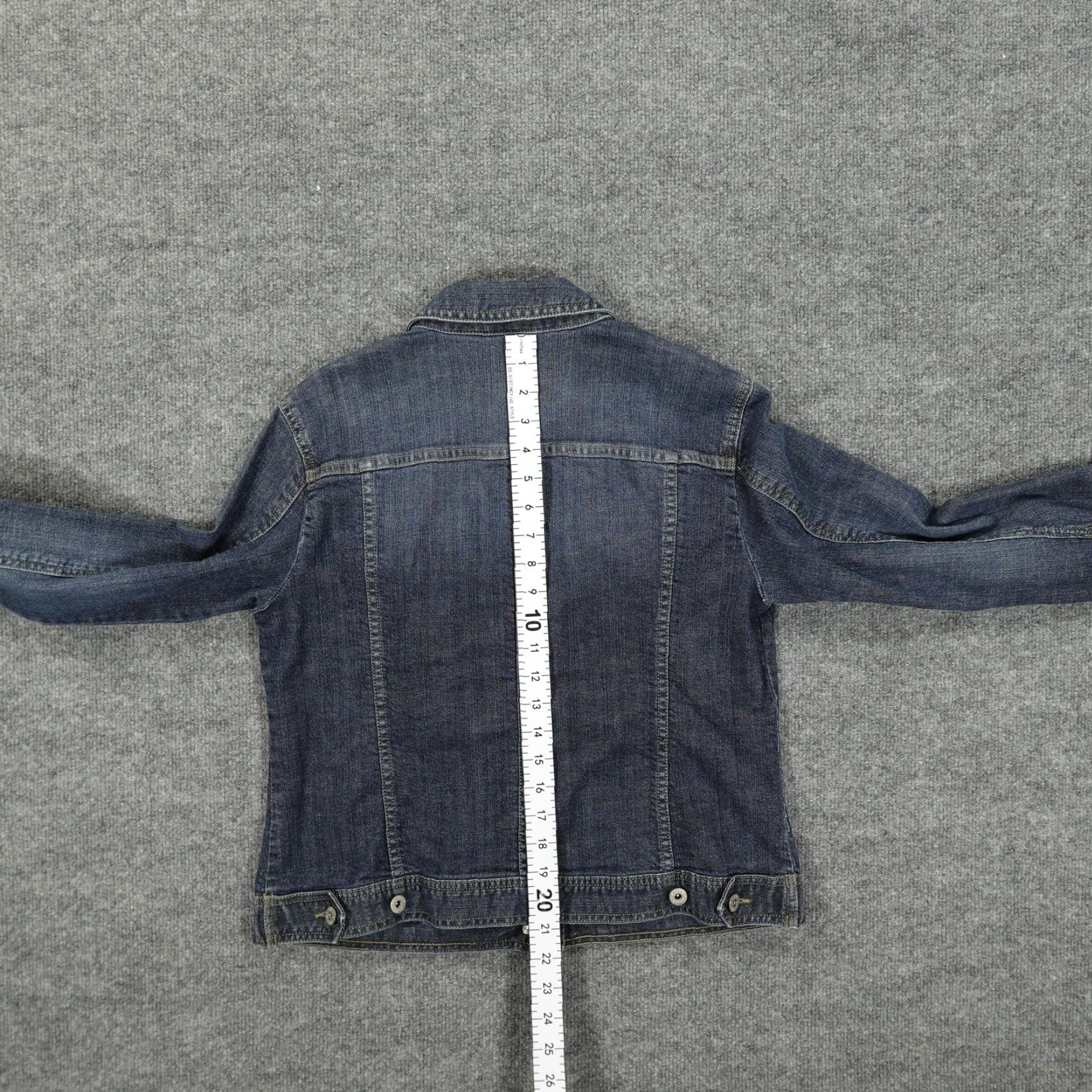 Vintage VINTAGE Chicos Platinum Jacket Womens Size 1 Blue Denim Trucker Button Front Stretch Size XS / US 0-2 / IT 36-38 - 6 Thumbnail