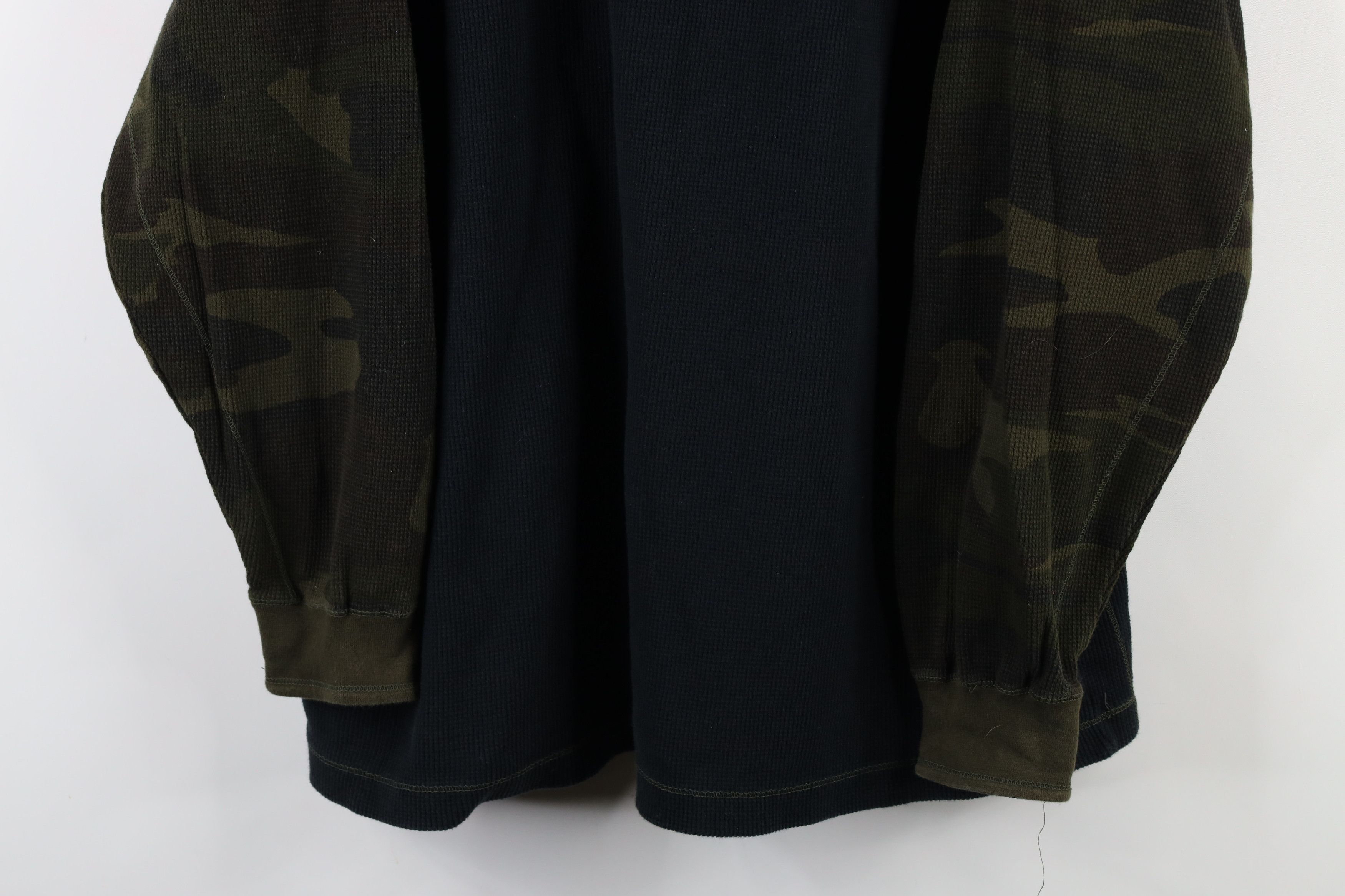 Vintage Vintage 90s Streetwear Waffle Knit Long Sleeve T-Shirt Size US XL / EU 56 / 4 - 3 Thumbnail