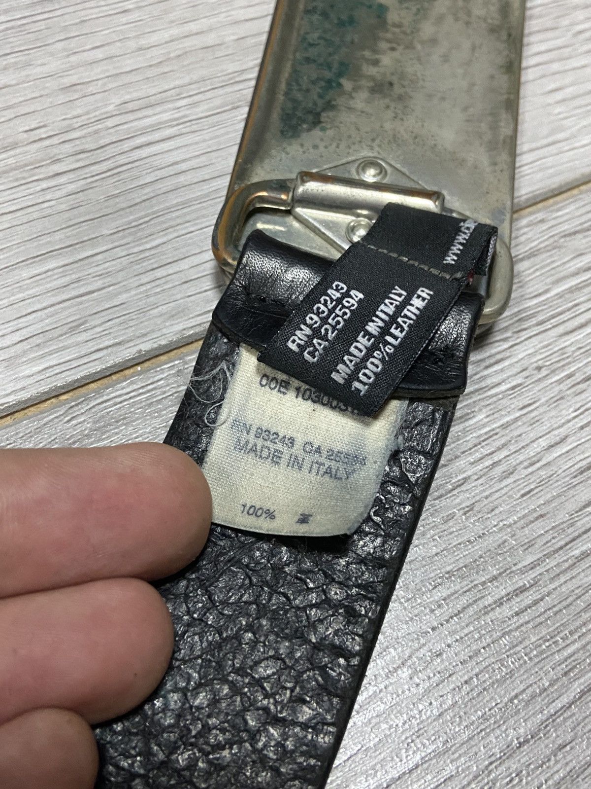 Diesel Diesel Plane ✈️ ⭐️ USSR style vintage leather belt Size ONE SIZE - 10 Thumbnail
