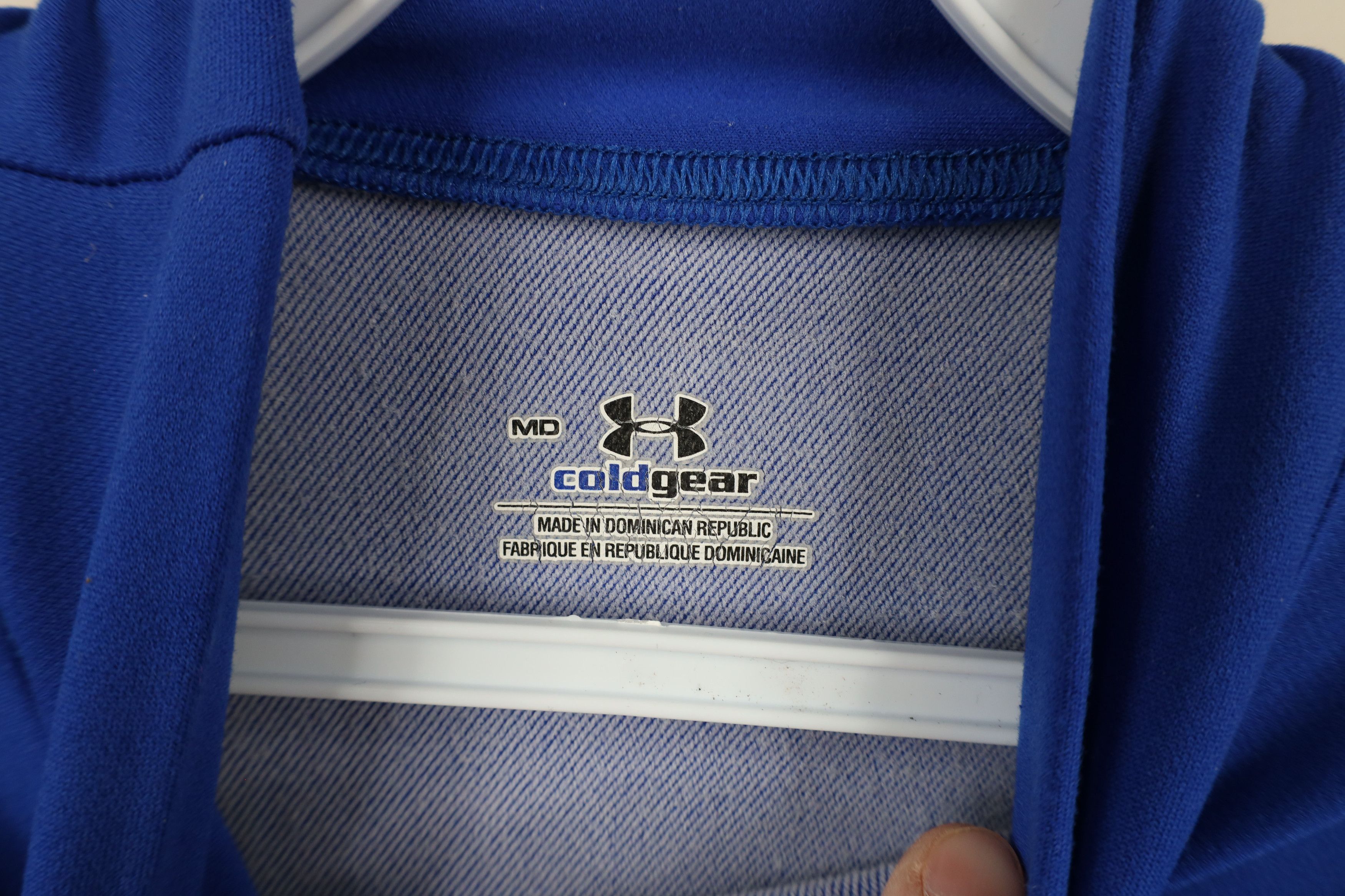 Under Armour × Vintage Under Armour Compression Mock Neck Long Sleeve T-Shirt Blue Size US M / EU 48-50 / 2 - 8 Thumbnail