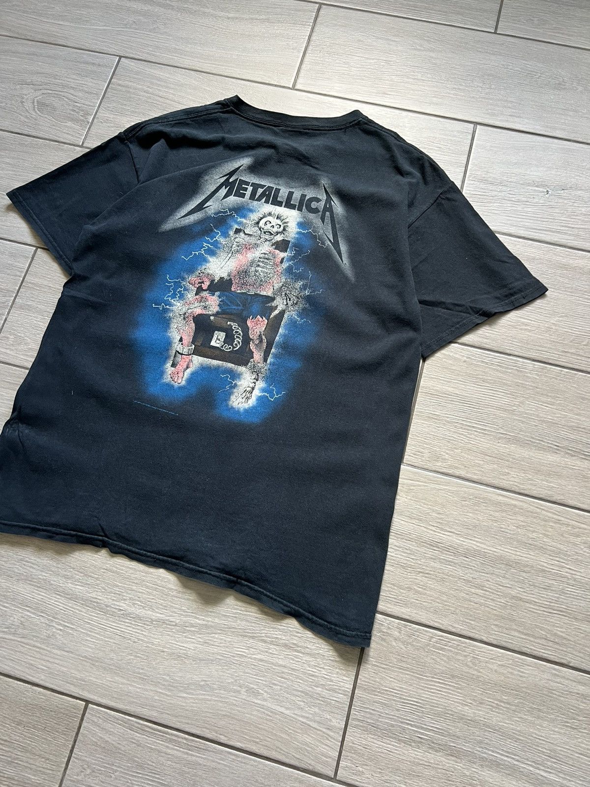 Band Tees Metallica Kill Em All Hetfield Boot T Shirt 2007 Vintage Size US L / EU 52-54 / 3 - 9 Thumbnail
