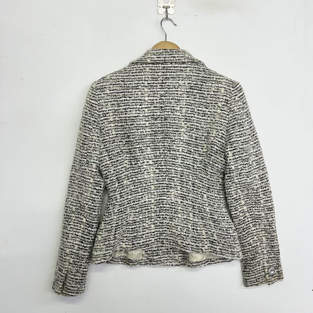 Japanese Brand VINTAGE FINAL STAGE tweed double-breasted blazer Size XS / US 0-2 / IT 36-38 - 8 Thumbnail