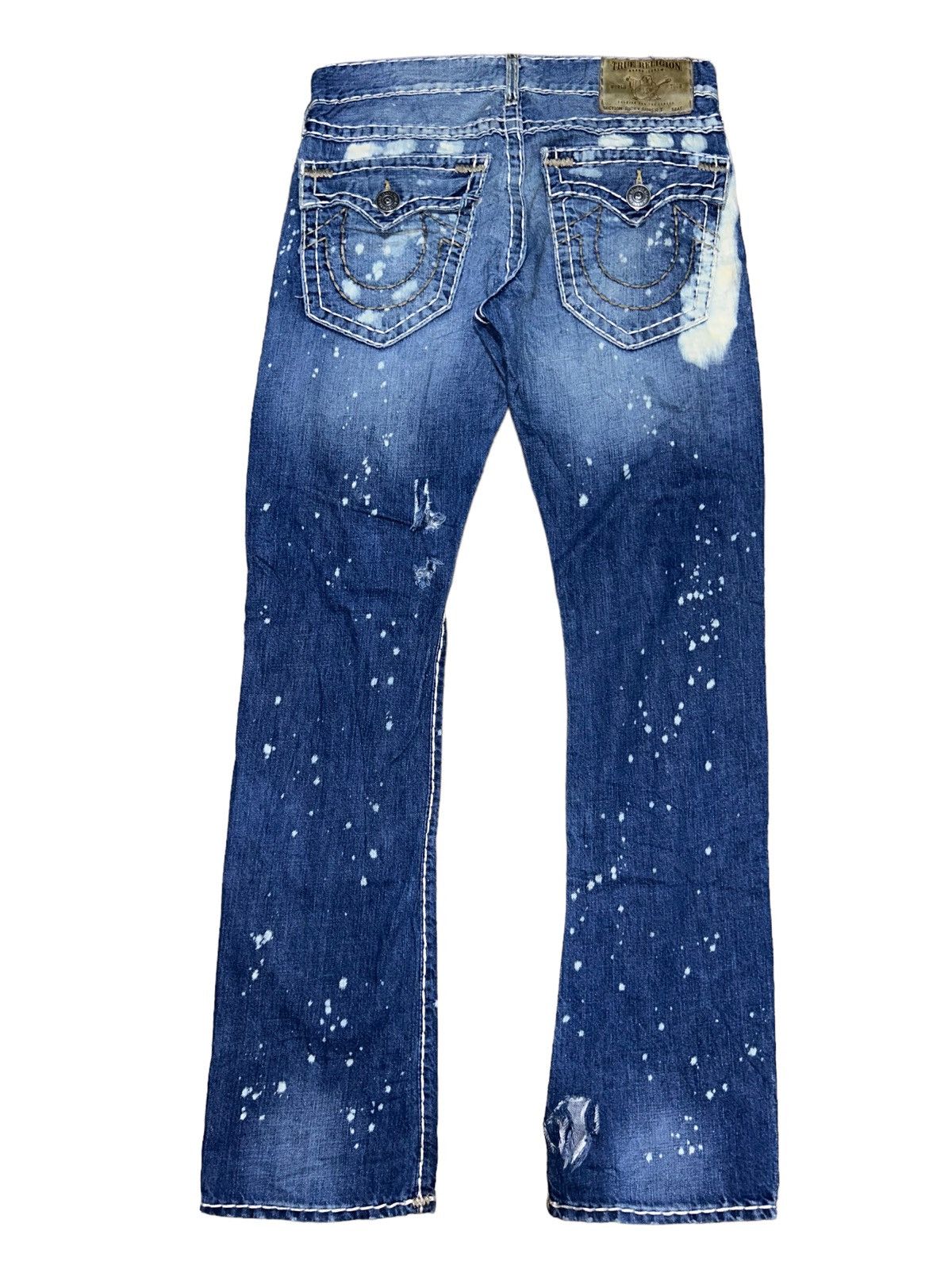 True Religion True Religion Ricky Super-T Distressed Jeans Size US 32 / EU 48 - 2 Thumbnail