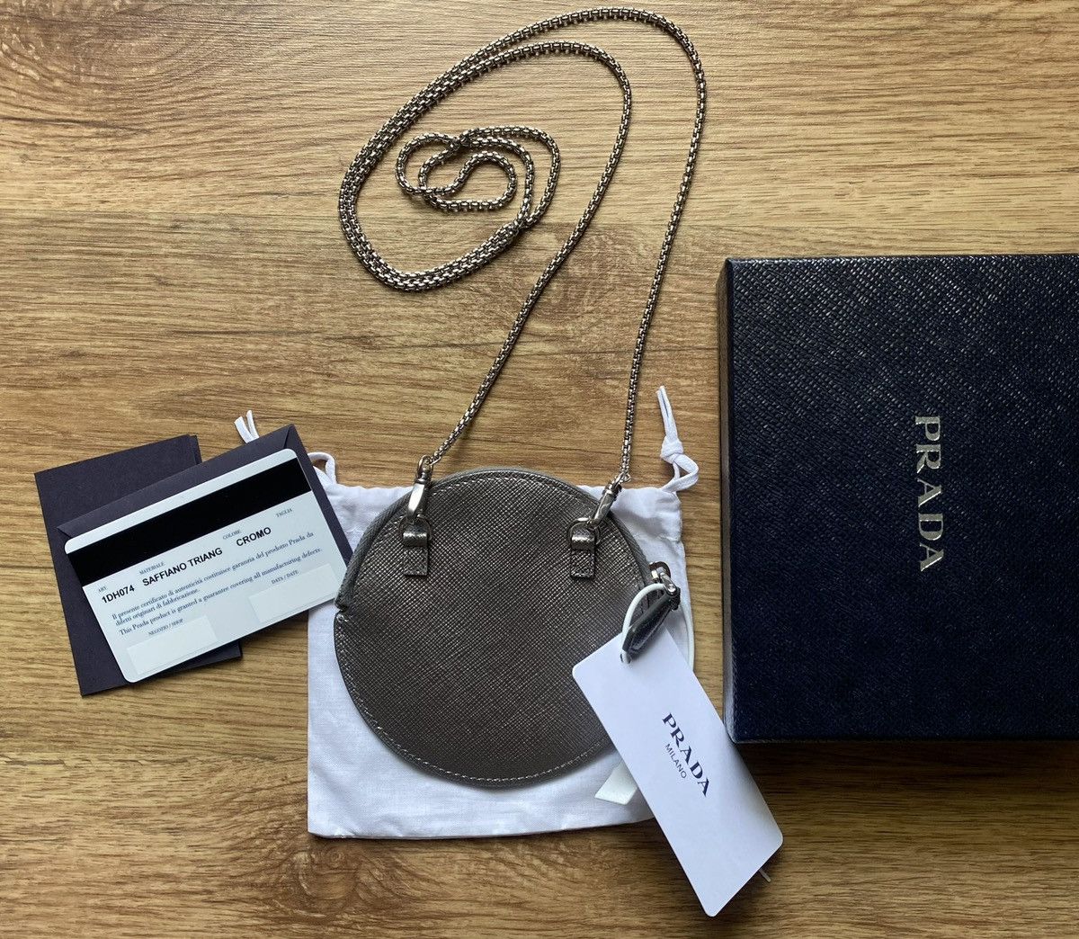Prada Prada Mini Saffiano Crossbody Bag Size ONE SIZE - 2 Thumbnail