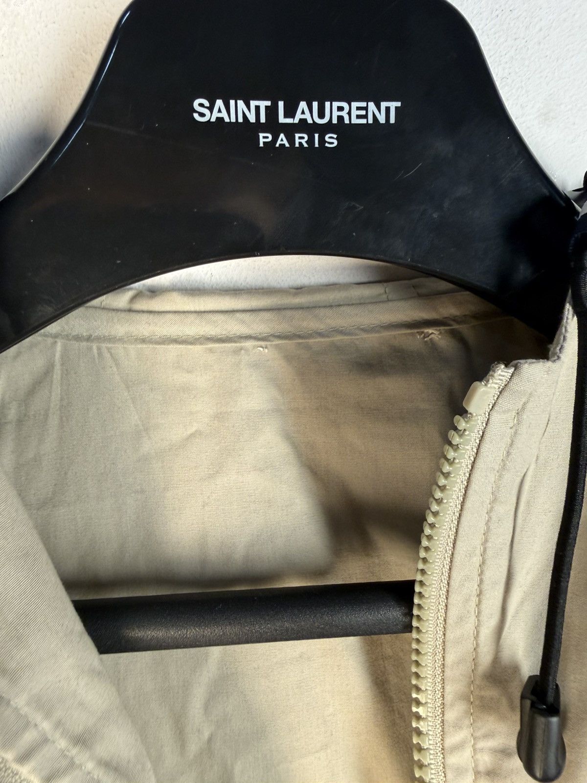 Yves Saint Laurent Spring YSL Anorak Beige Jacket Summer Vintage Yves Saint Size US L / EU 52-54 / 3 - 19 Thumbnail
